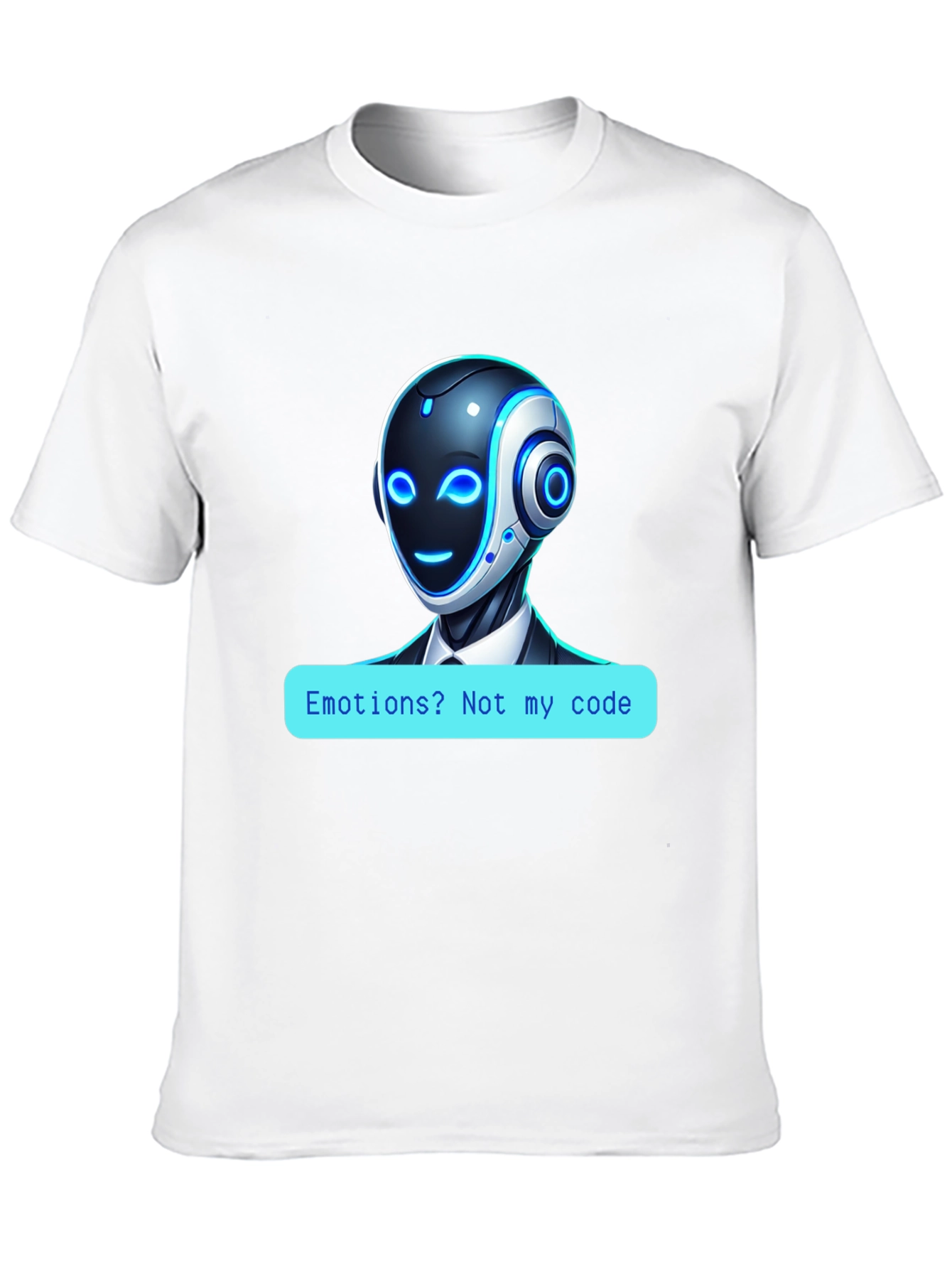 Robot Code T-Shirt - No Emotions!