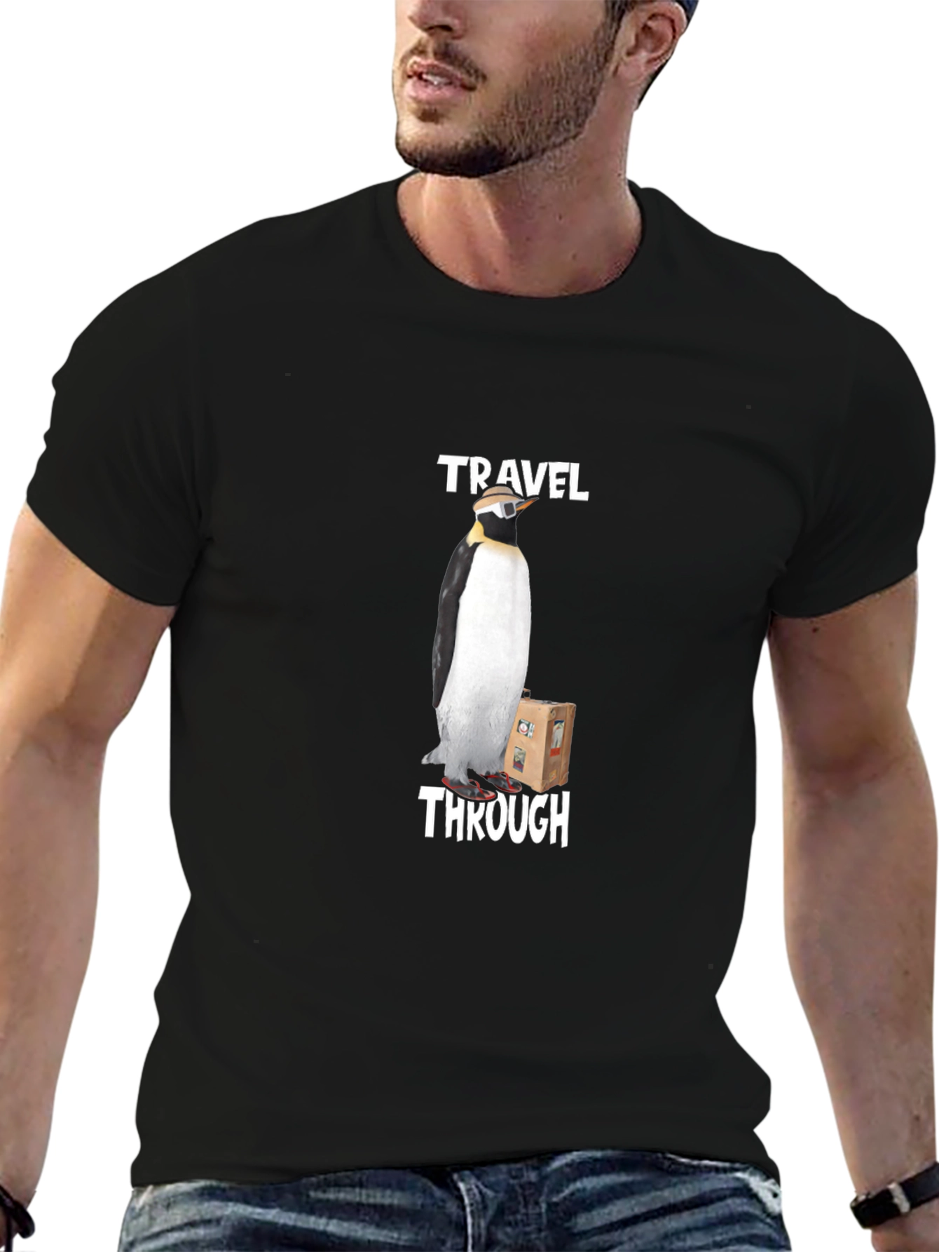 Penguin Traveler T-Shirt: Travel Through Style