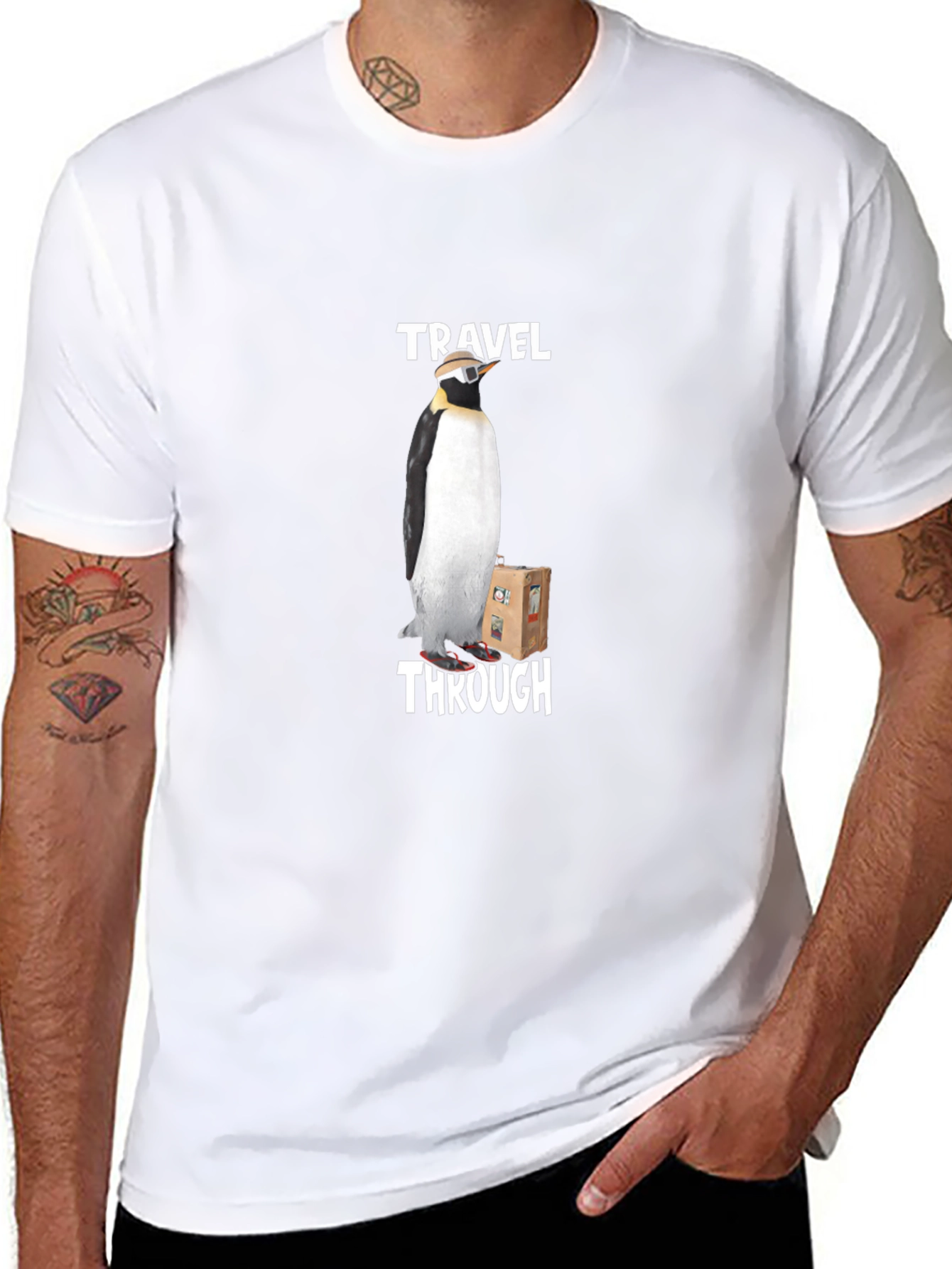 Penguin Traveler T-Shirt: Travel Through Style