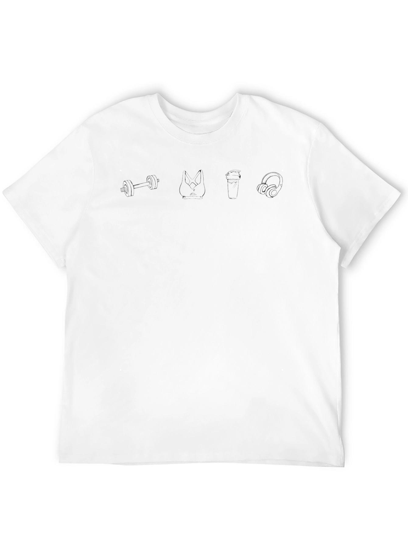 Workout Essentials Graphic T-Shirt - Black