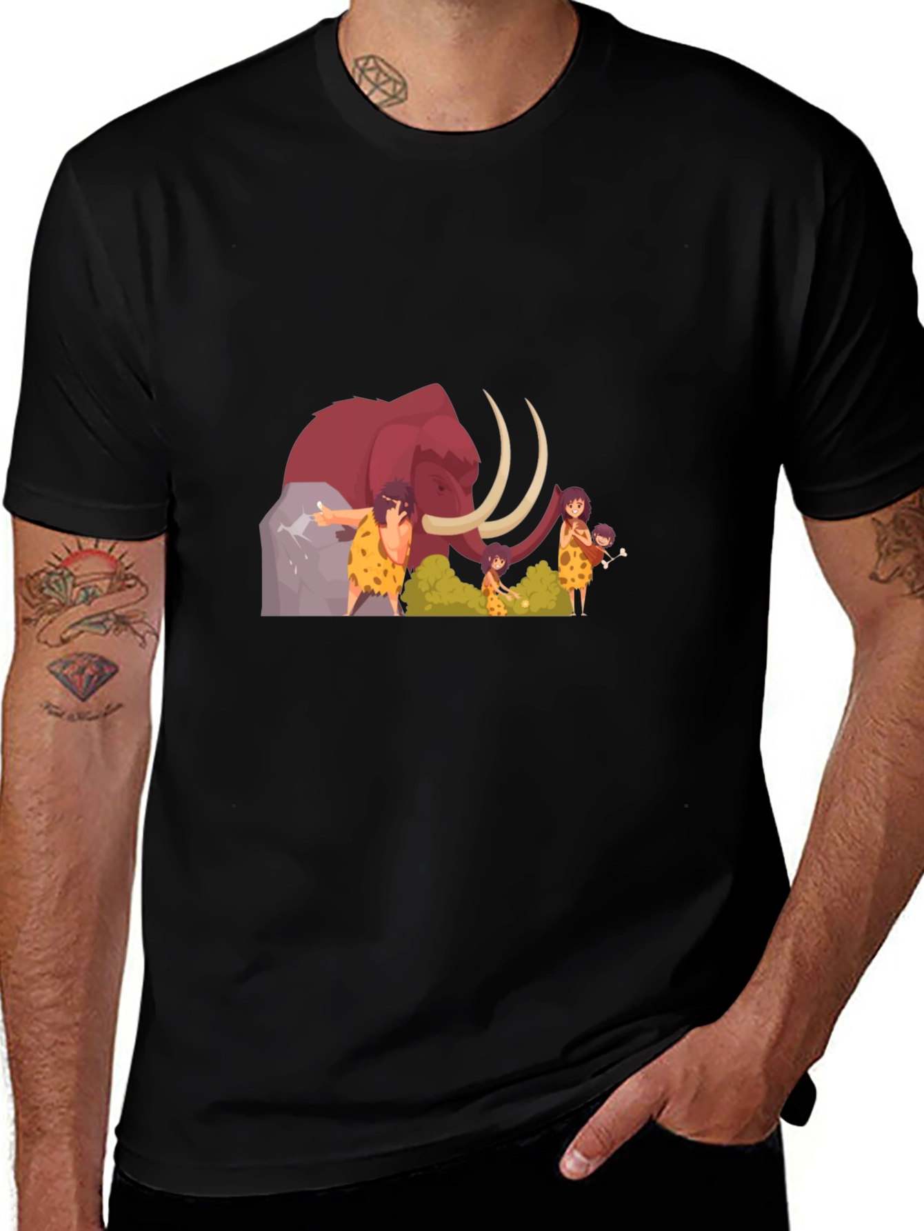 Caveman Family T-Shirt