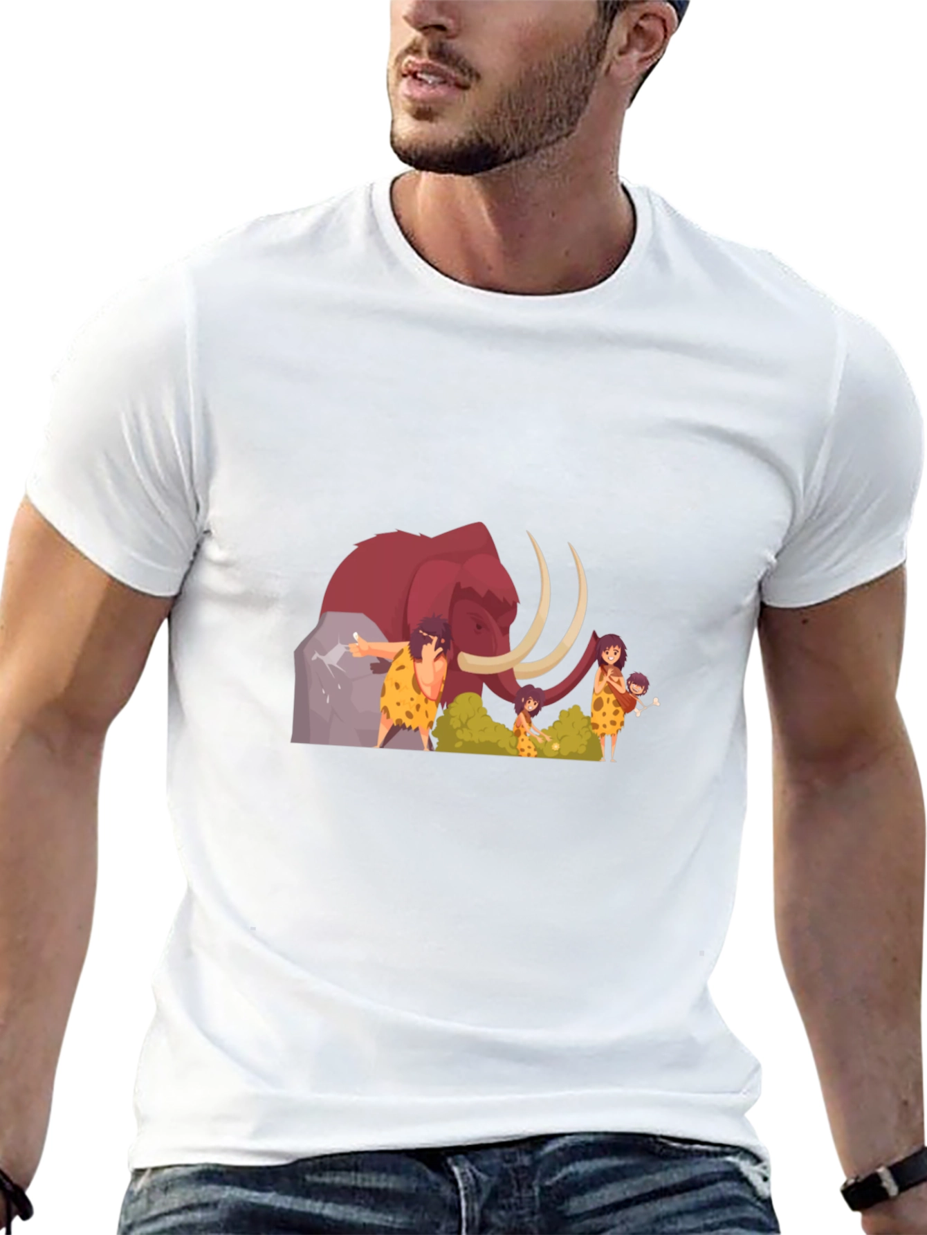 Caveman Family T-Shirt