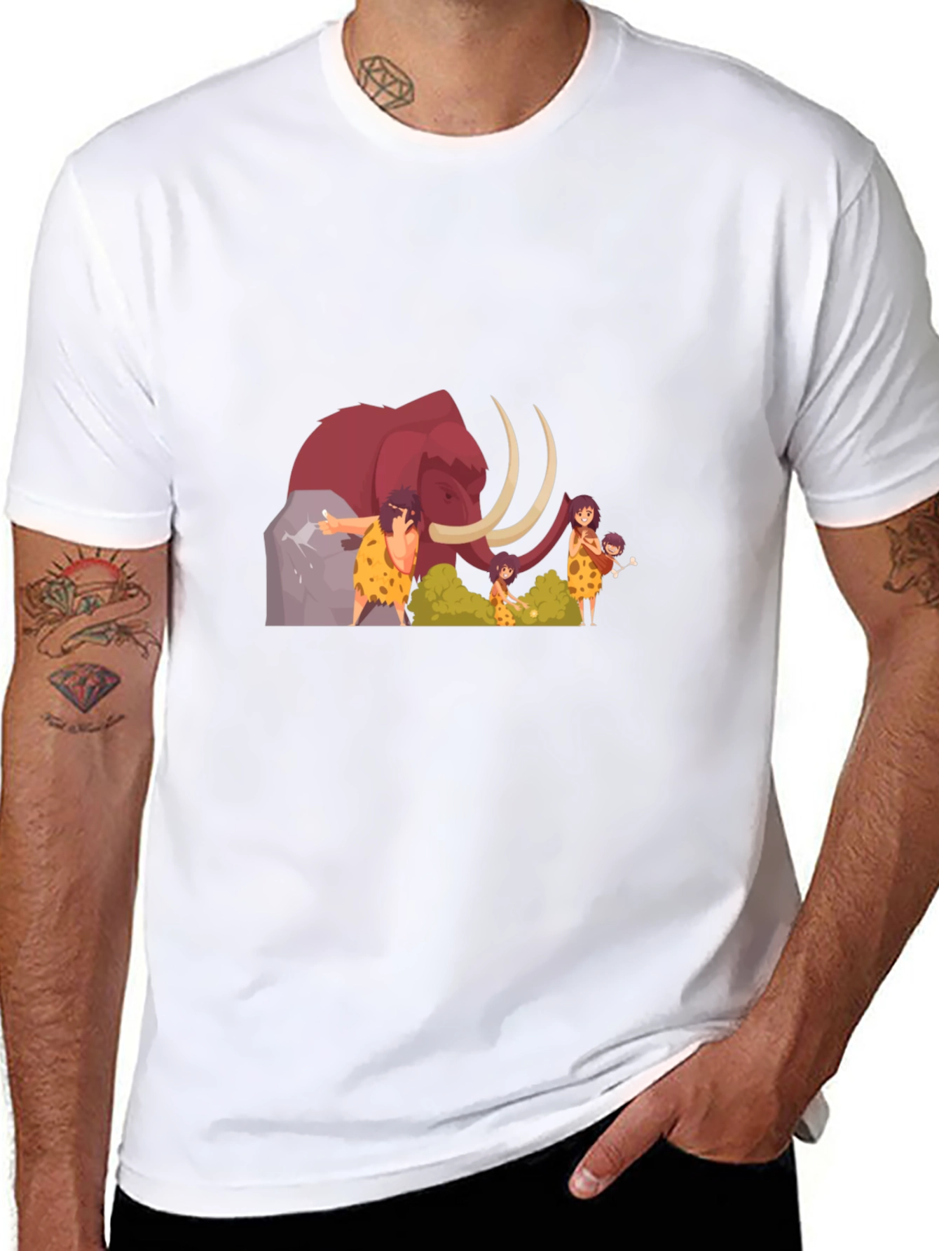 Caveman Family T-Shirt