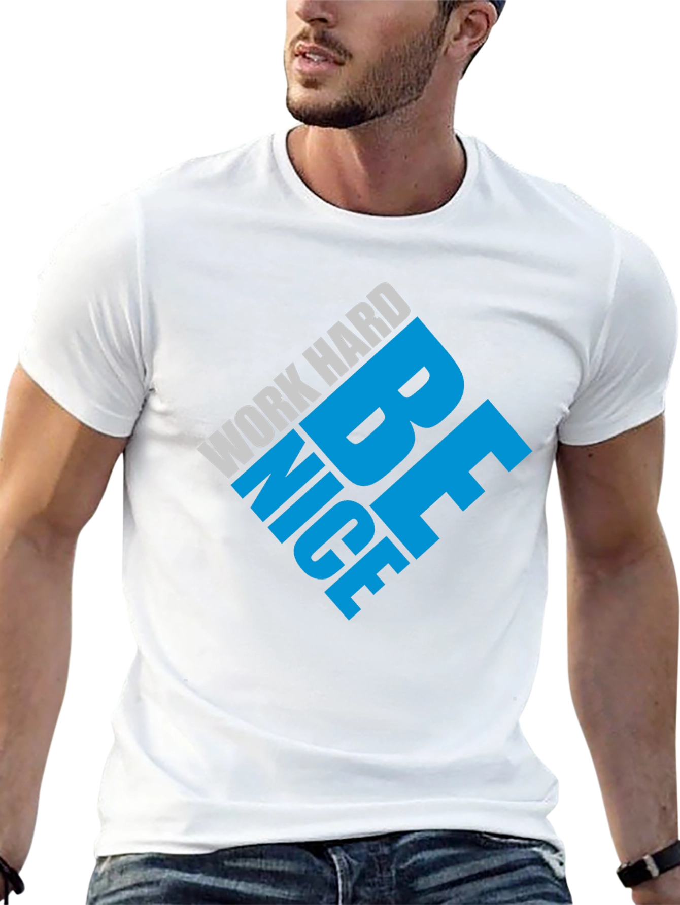Work Hard Be Nice Black T-Shirt