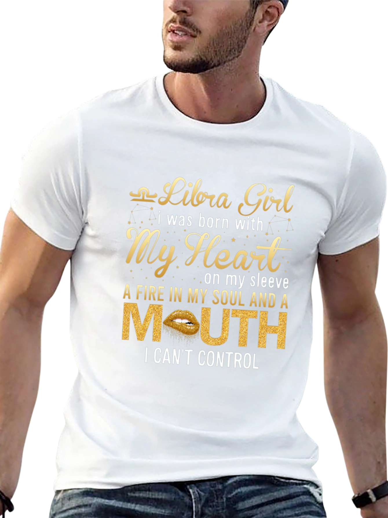 Libra Girl Graphic T-Shirt - Zodiac Birthday Gift