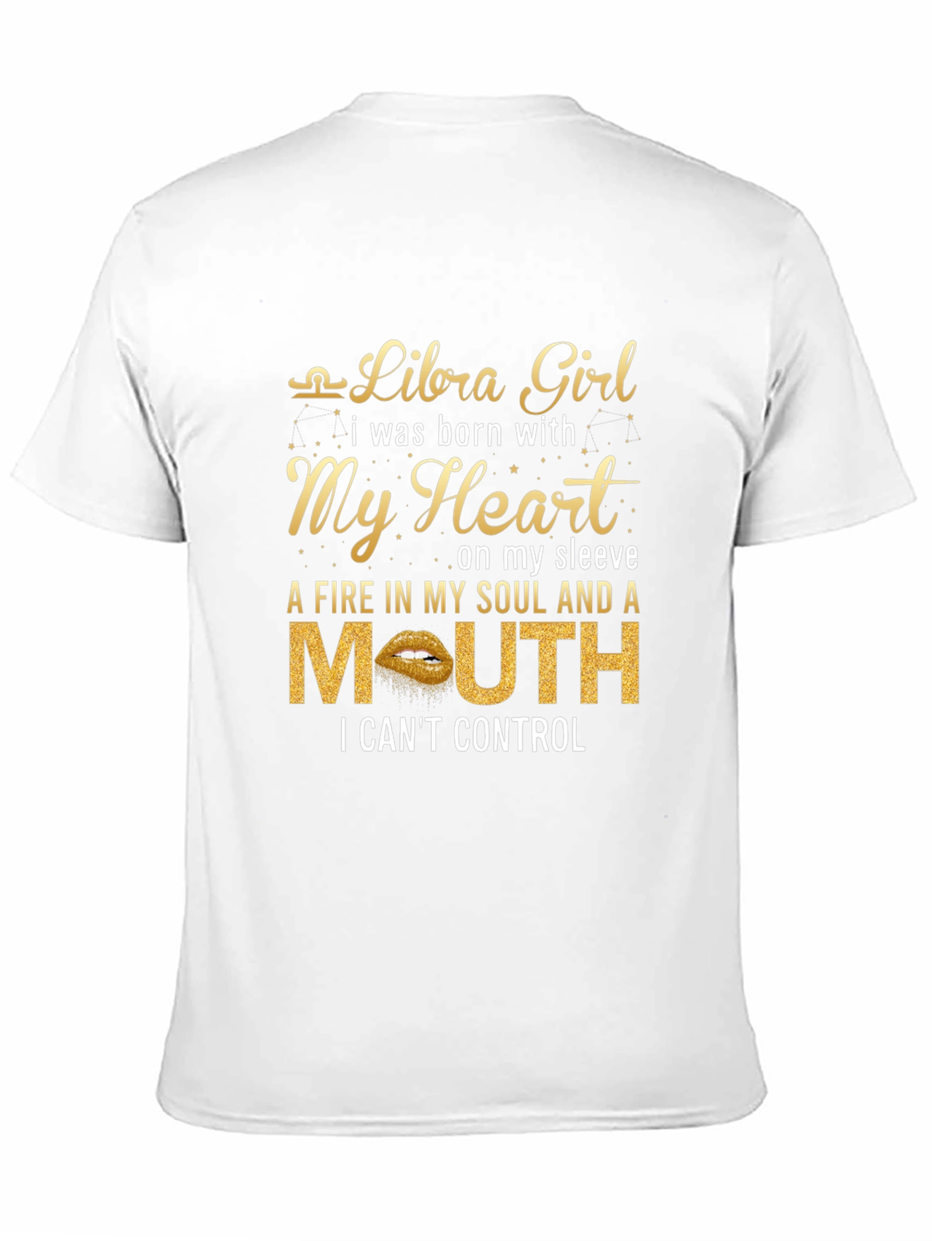 Libra Girl Graphic T-Shirt - Zodiac Birthday Gift