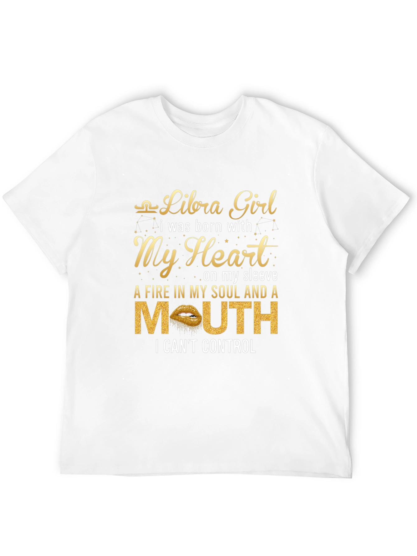 Libra Girl Graphic T-Shirt - Zodiac Birthday Gift