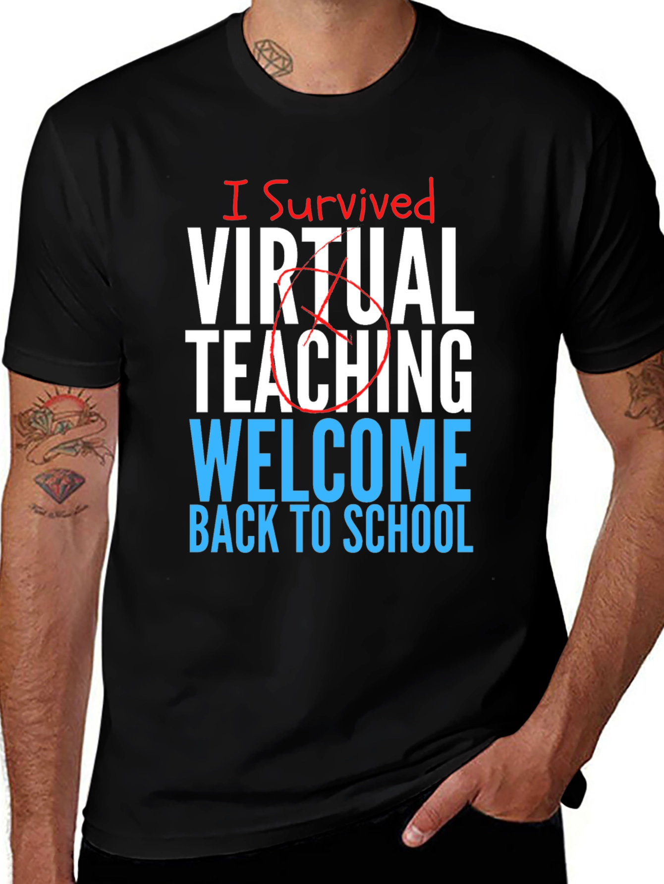 I Survived Virtual Teaching T-Shirt