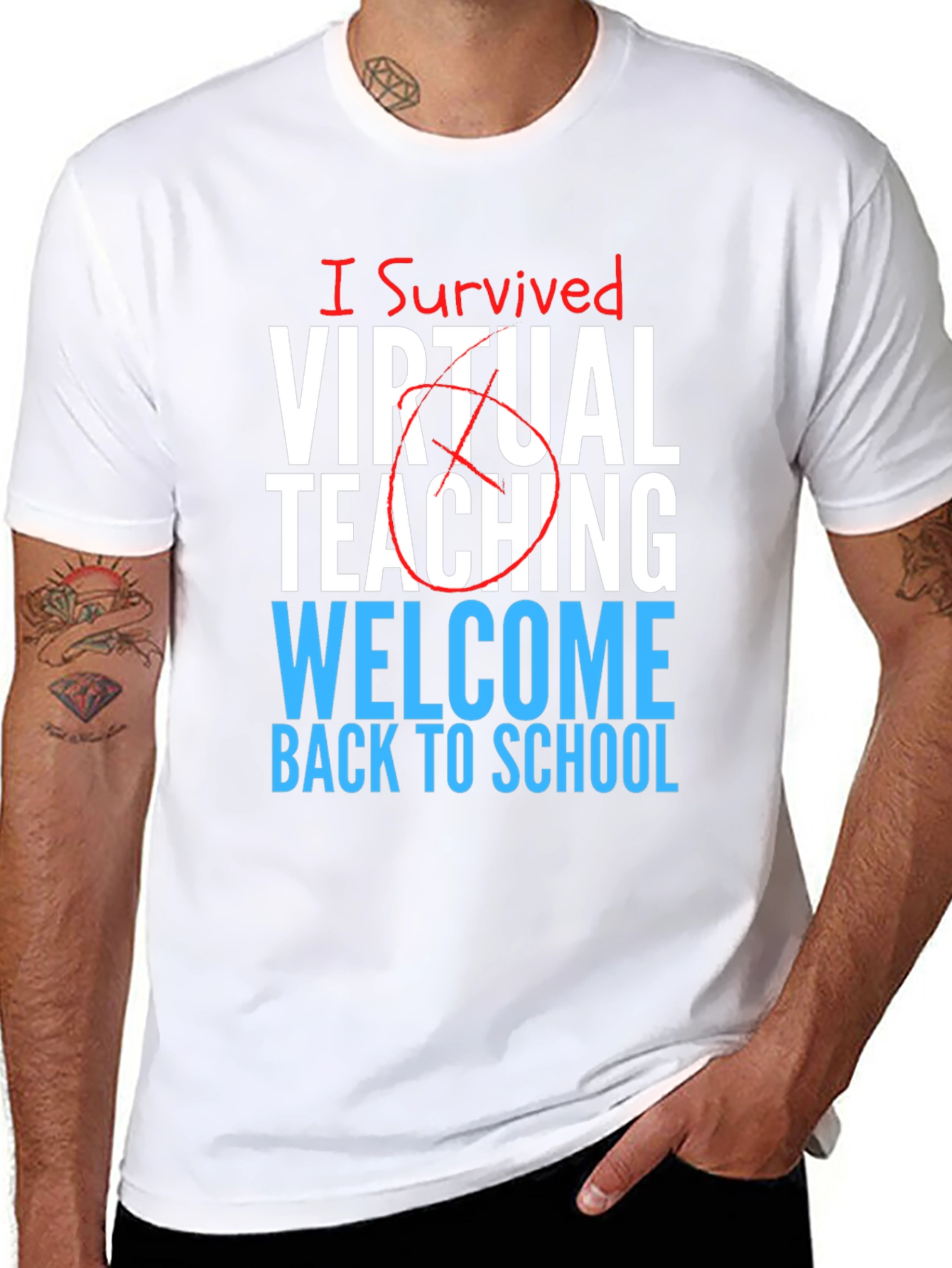 I Survived Virtual Teaching T-Shirt
