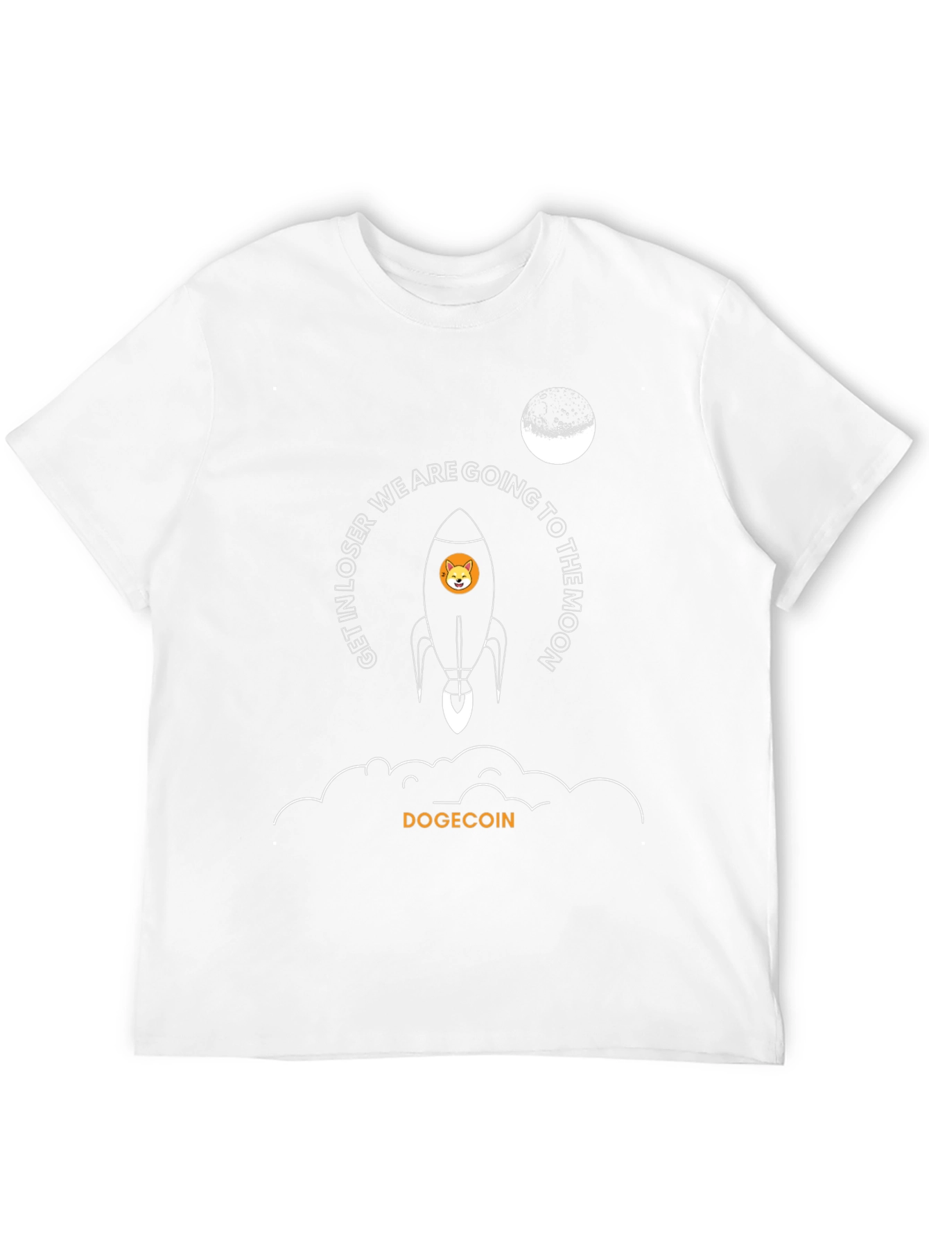 Dogecoin Rocket Moon T-Shirt