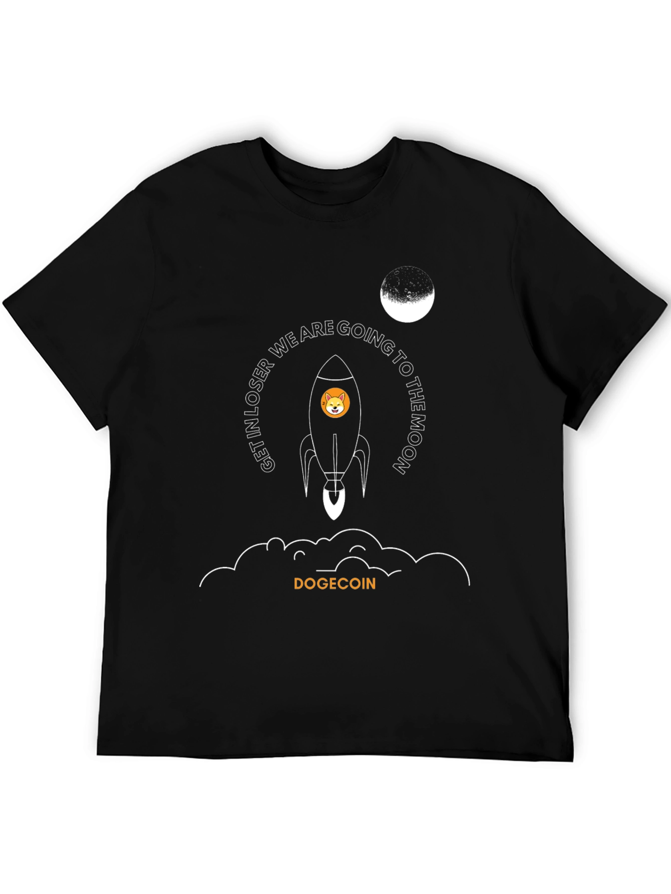 Dogecoin Rocket Moon T-Shirt