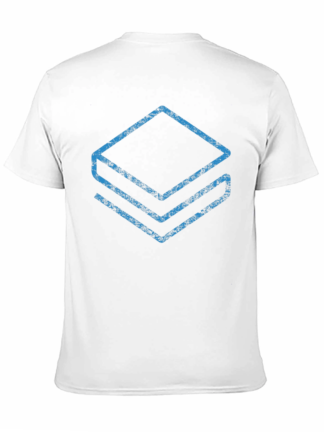 Geometric Layered Graphic Tee - Modern Black T-Shirt