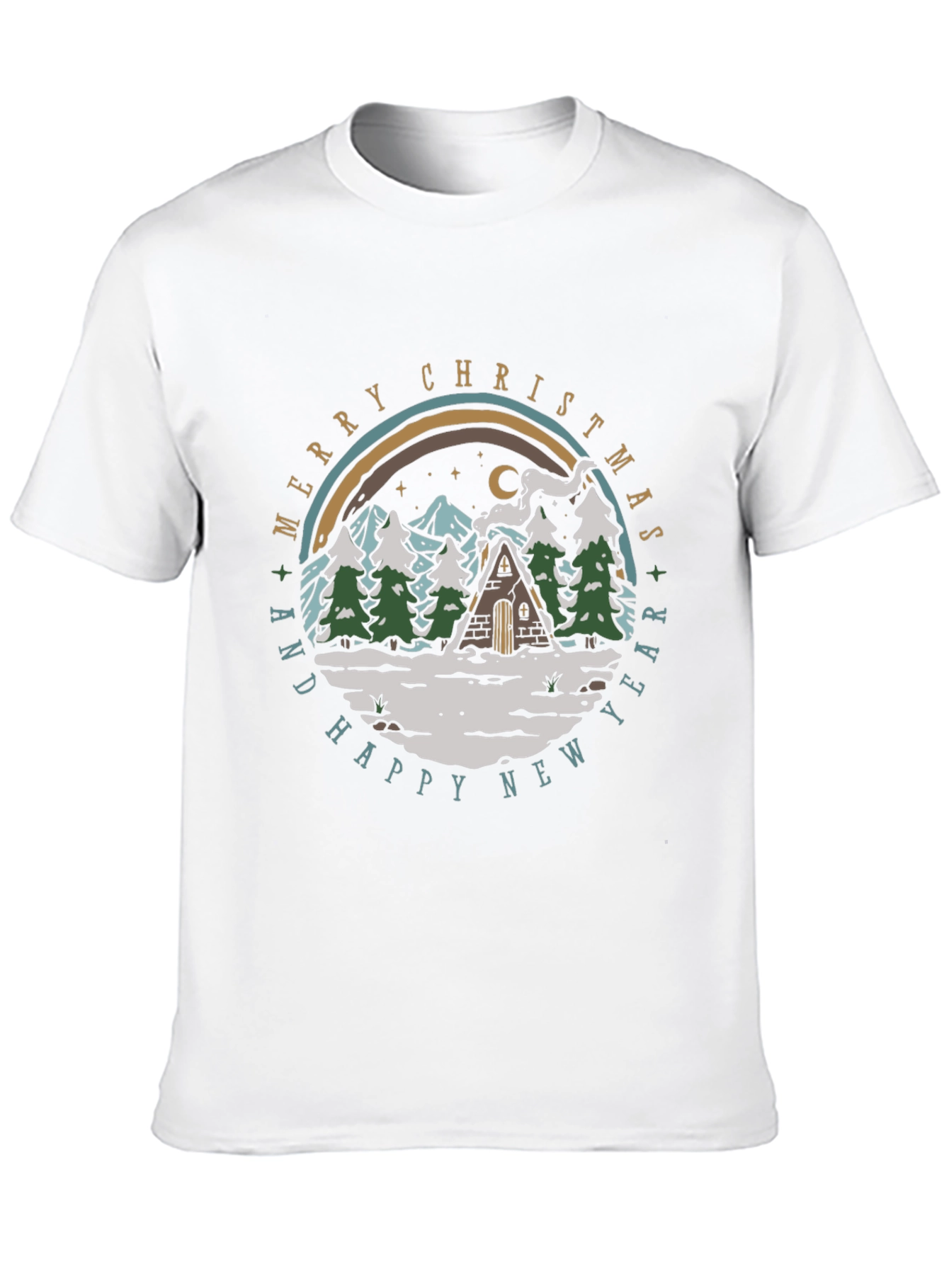 Merry Christmas & Happy New Year Graphic Tee