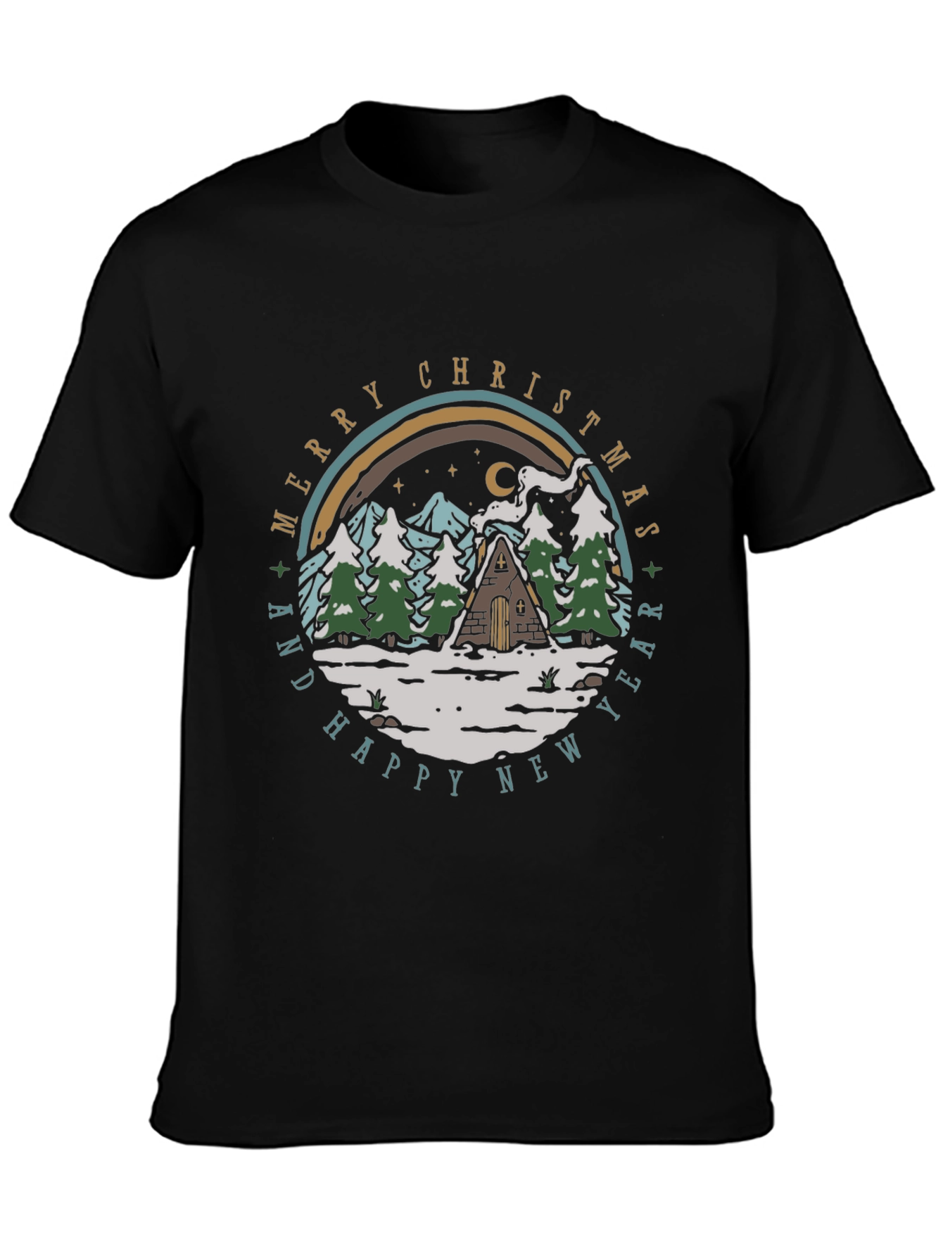 Merry Christmas & Happy New Year Graphic Tee