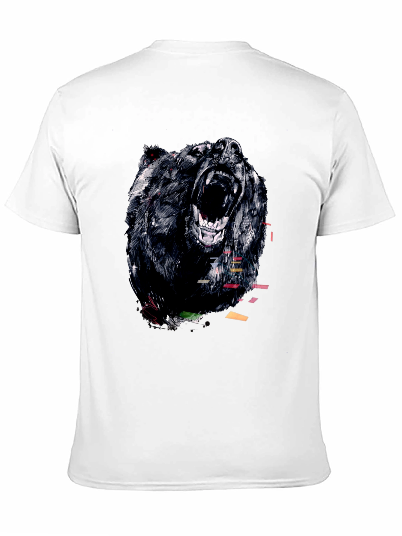 Bear Graphic Tee - Mens Black T-Shirt