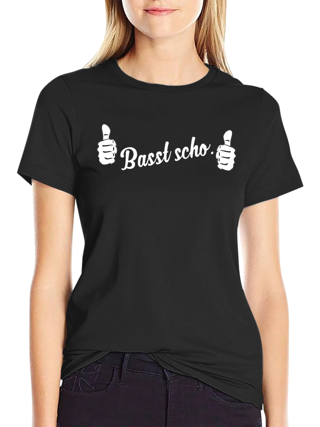 Basst Scho Black T-Shirt