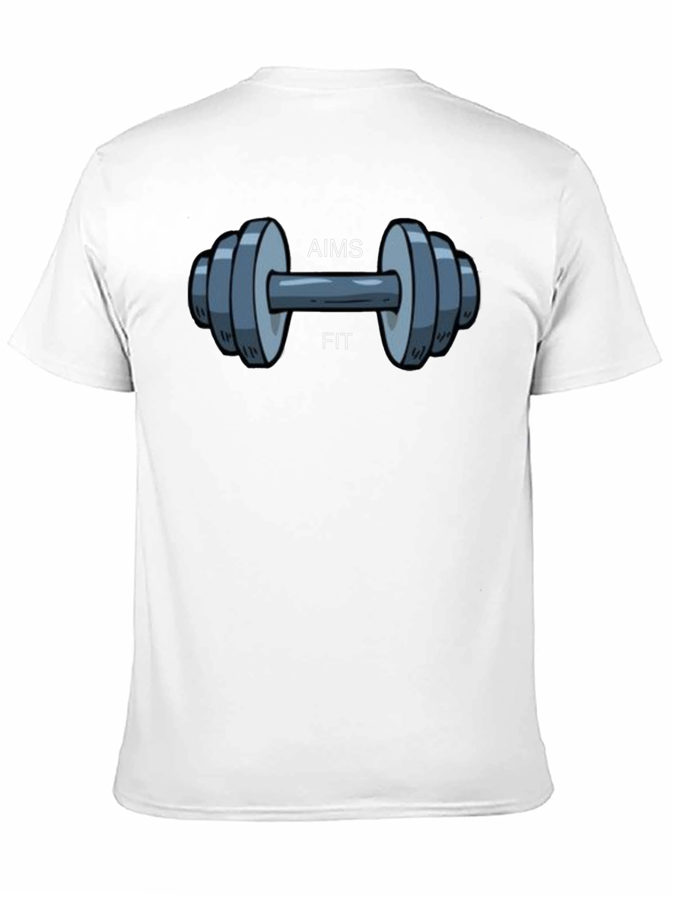 AIMS Fit Black Graphic T-Shirt