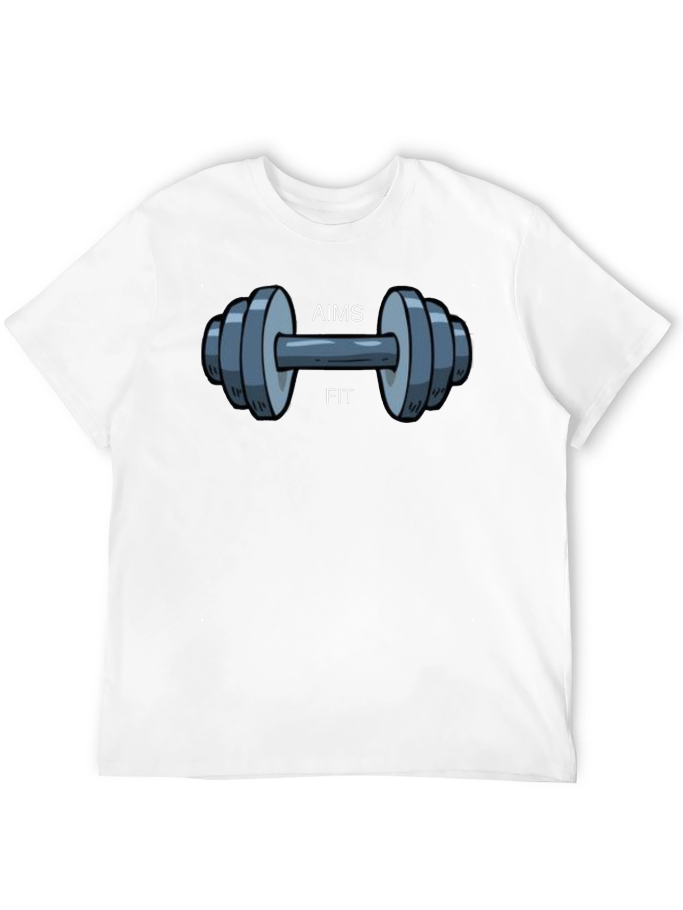 AIMS Fit Black Graphic T-Shirt