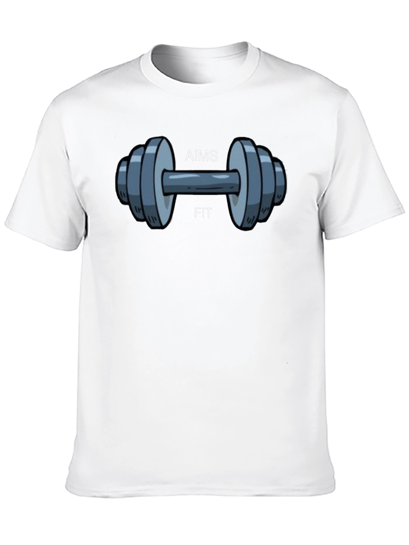 AIMS Fit Black Graphic T-Shirt