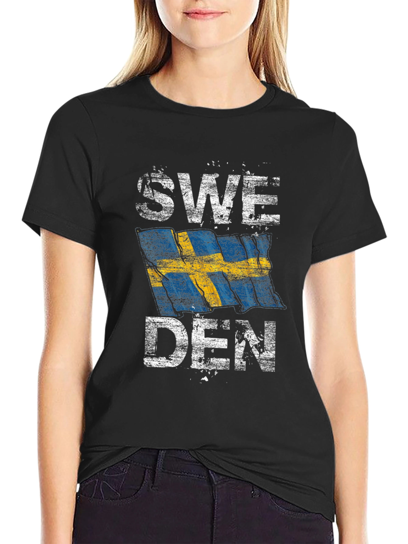 Sweden Flag Graphic T-Shirt
