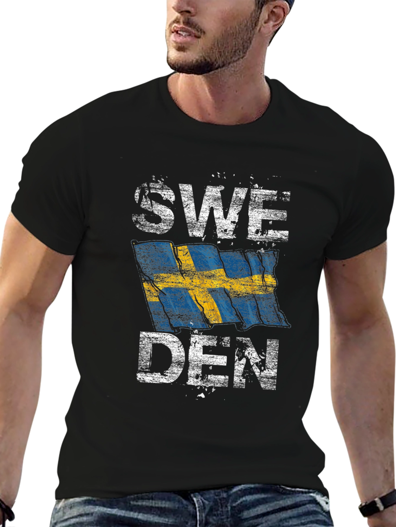 Sweden Flag Graphic T-Shirt