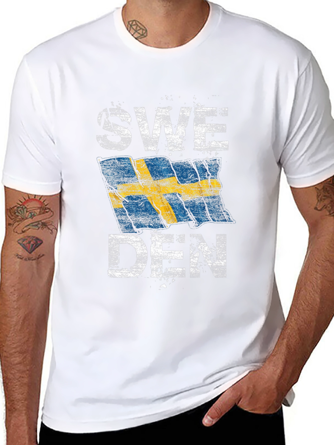 Sweden Flag Graphic T-Shirt