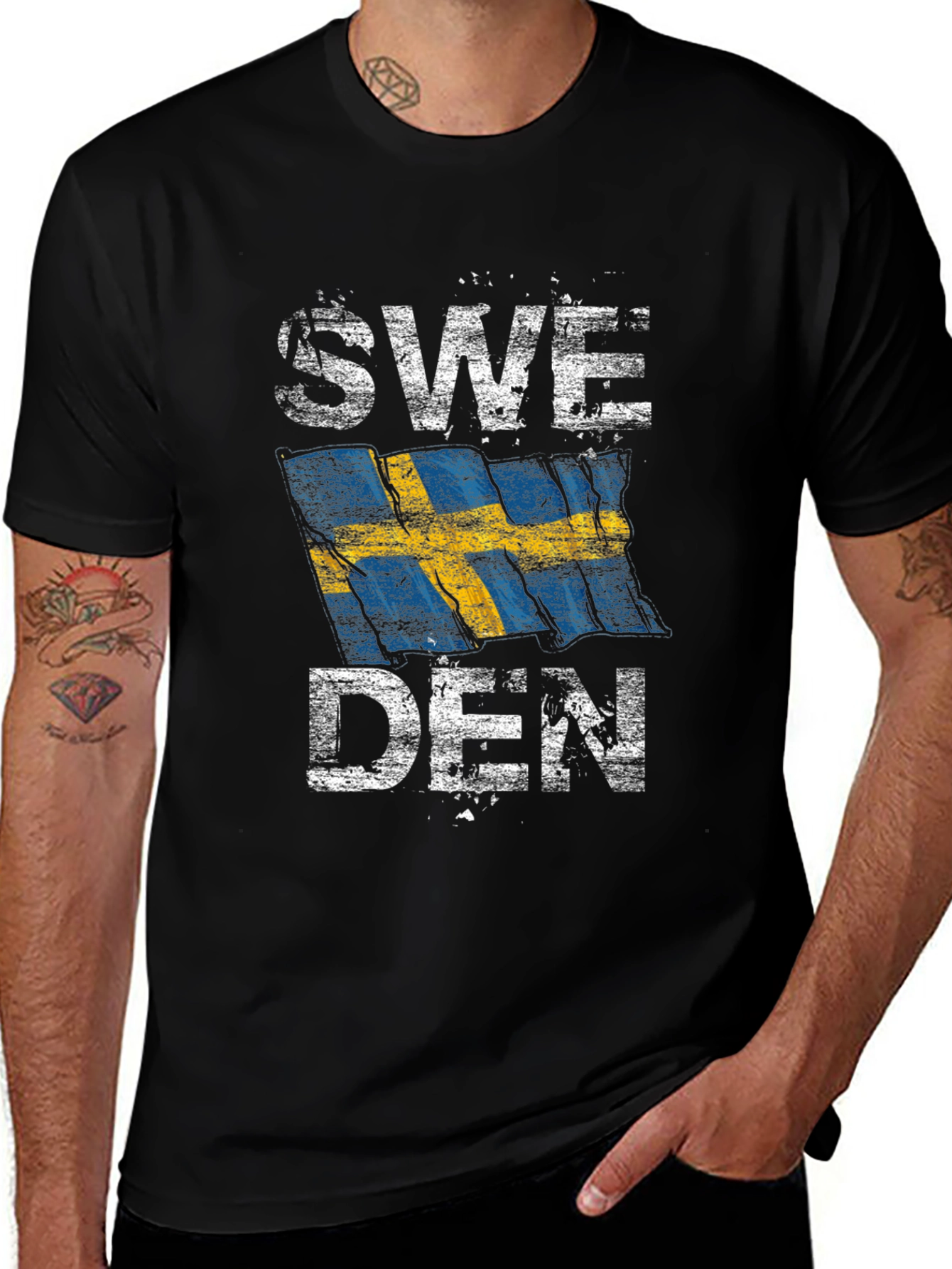 Sweden Flag Graphic T-Shirt