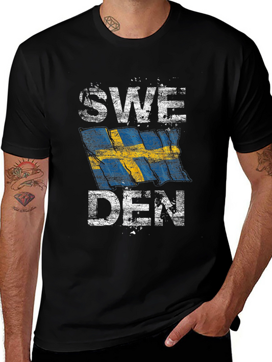 Sweden Flag Graphic T-Shirt