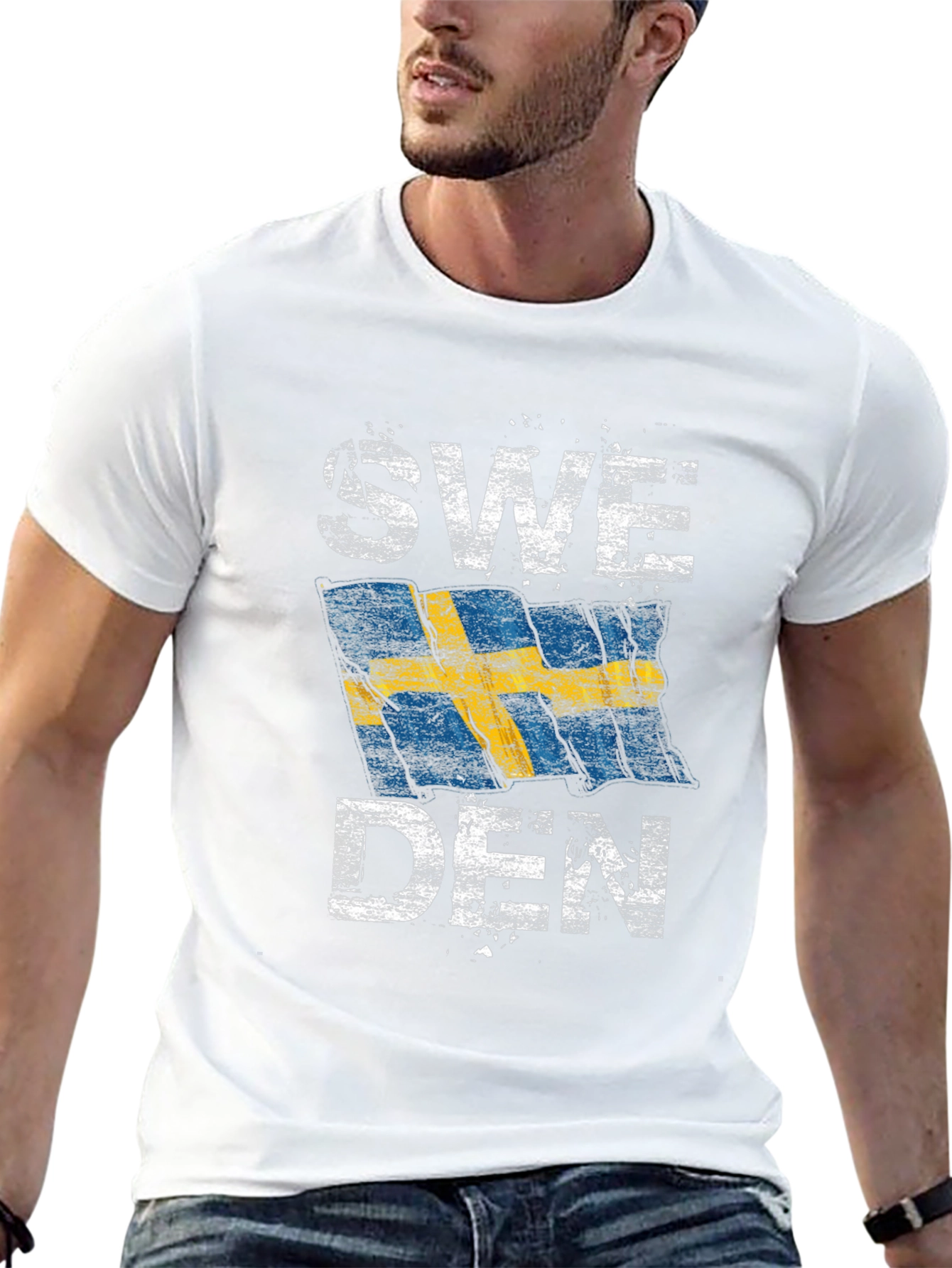 Sweden Flag Graphic T-Shirt