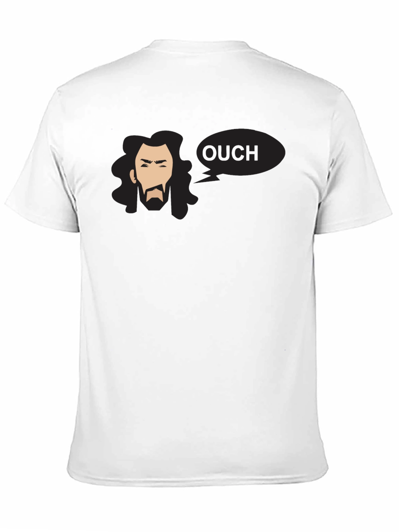 Ouch Graphic Black T-Shirt