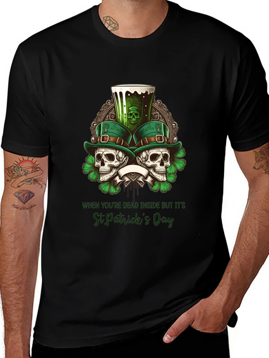 St. Patricks Day Skulls T-Shirt