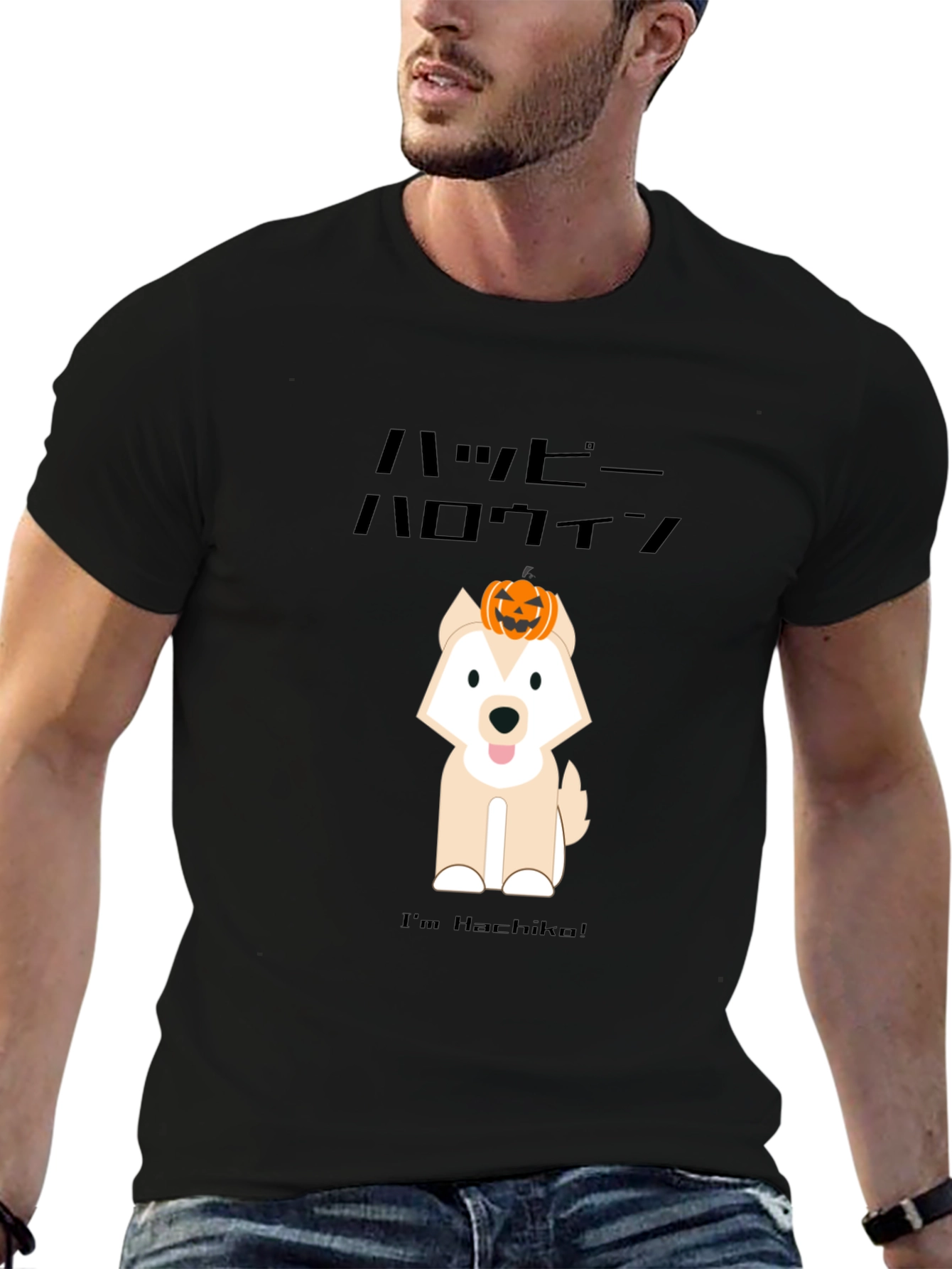 Halloween Hachiko Dog T-Shirt