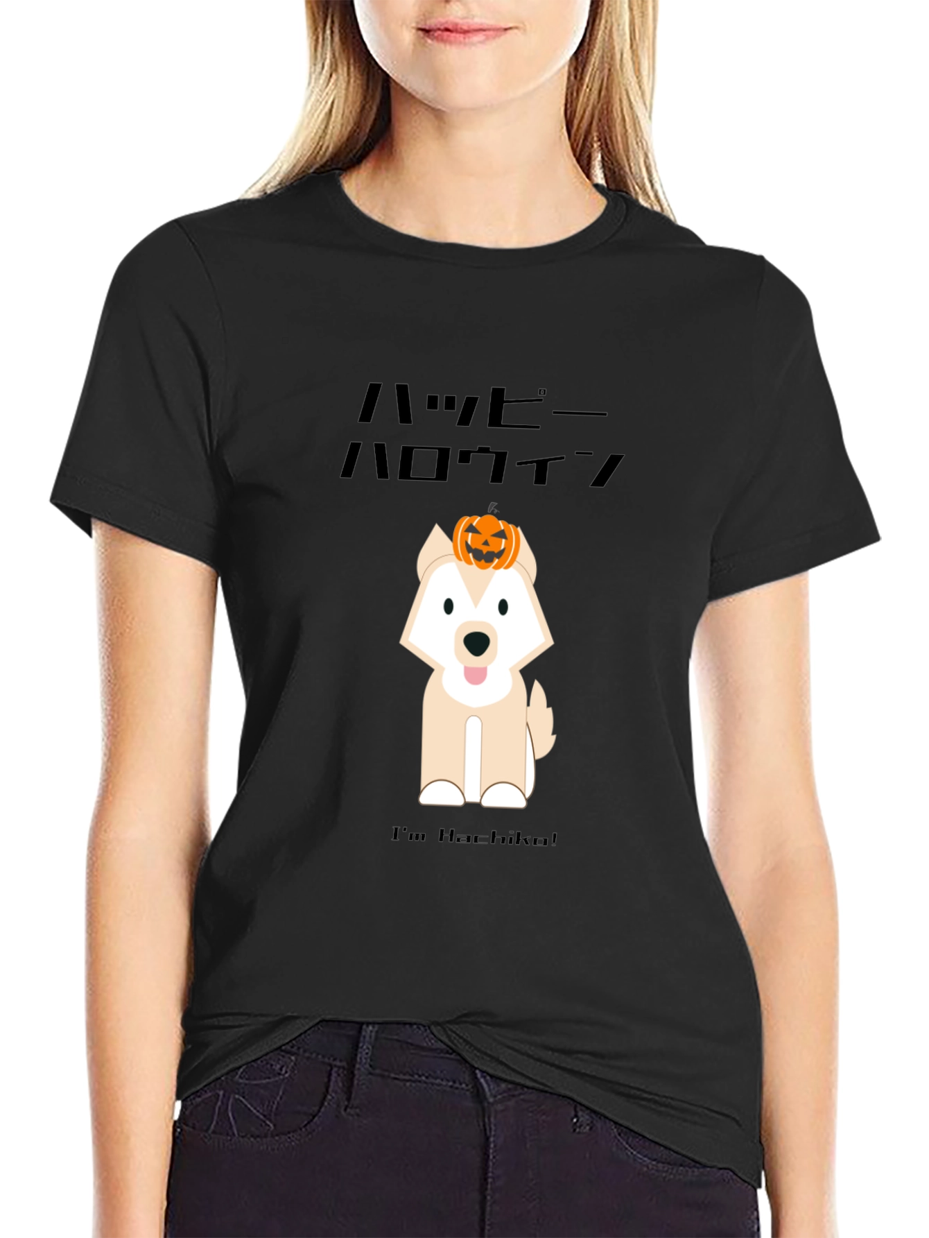 Halloween Hachiko Dog T-Shirt