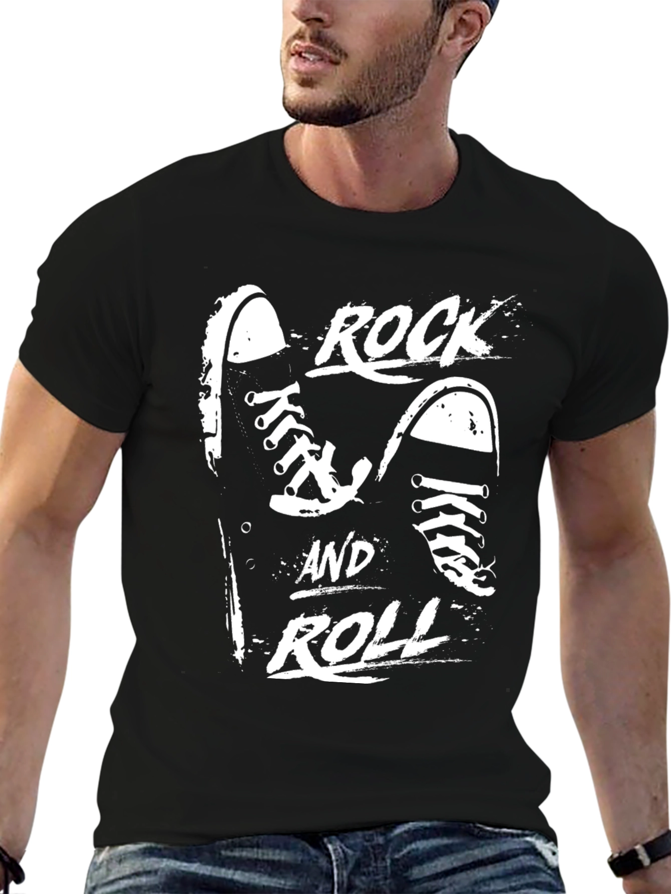 Rock and Roll Sneakers Graphic Tee