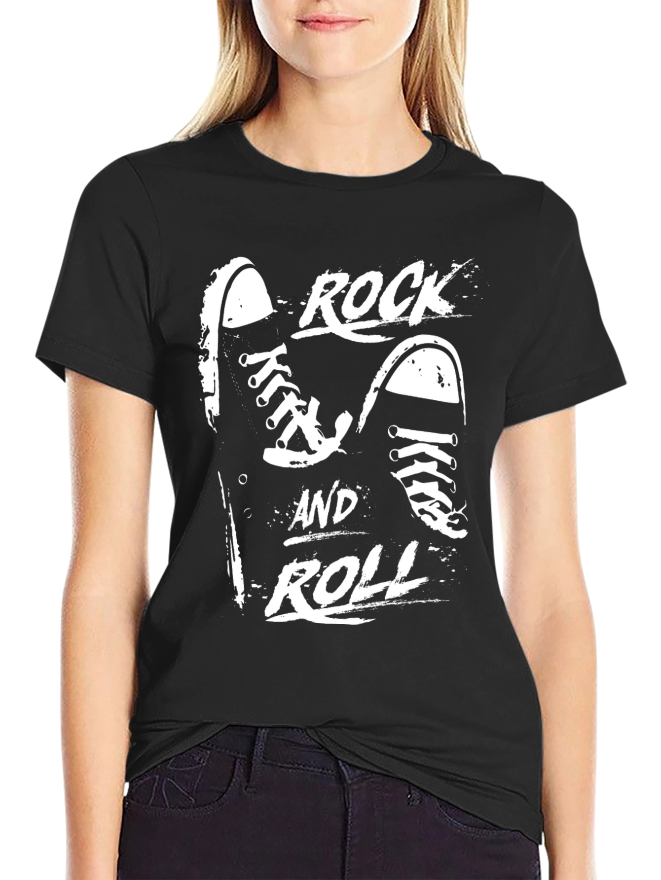Rock and Roll Sneakers Graphic Tee