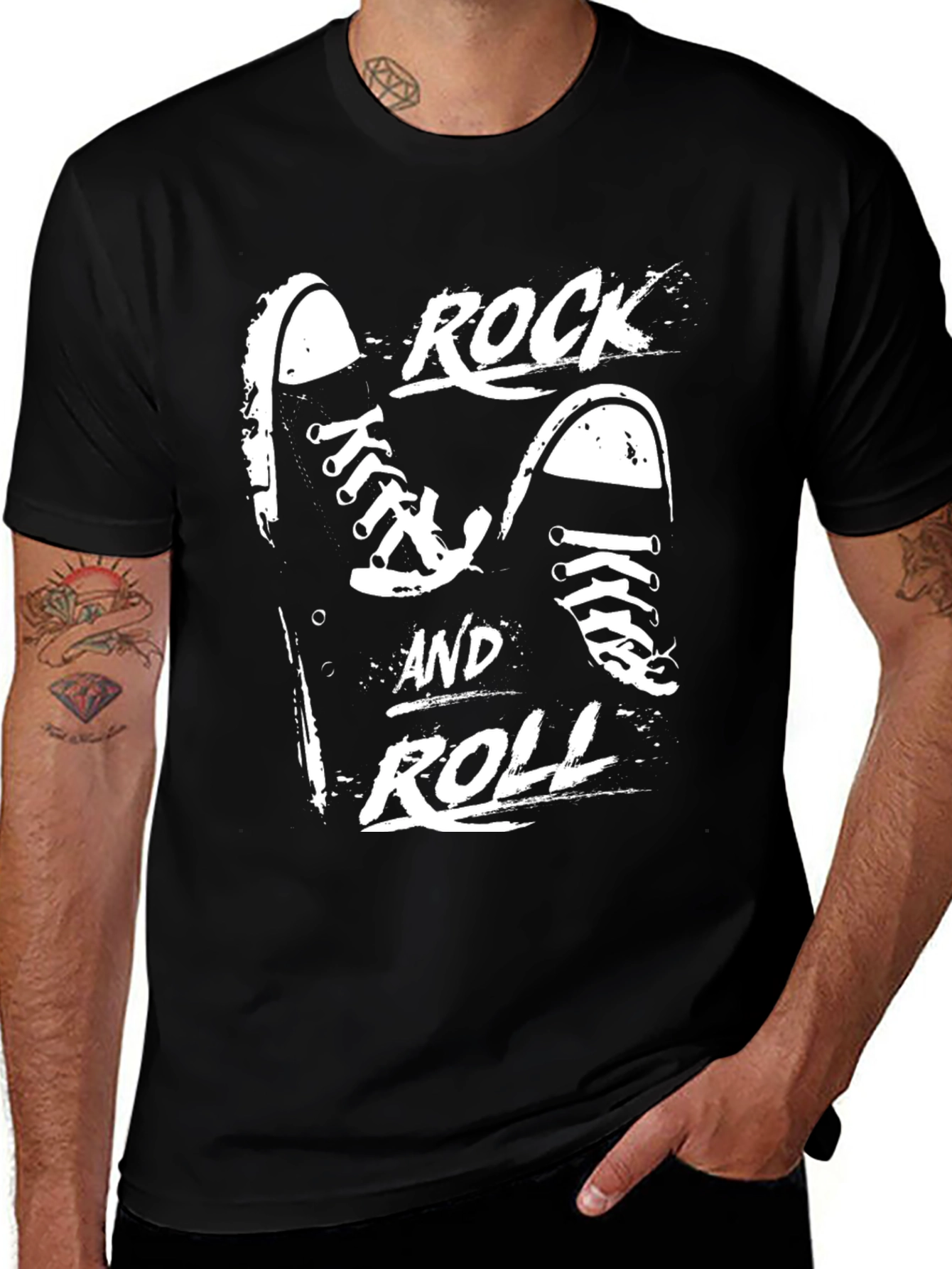 Rock and Roll Sneakers Graphic Tee