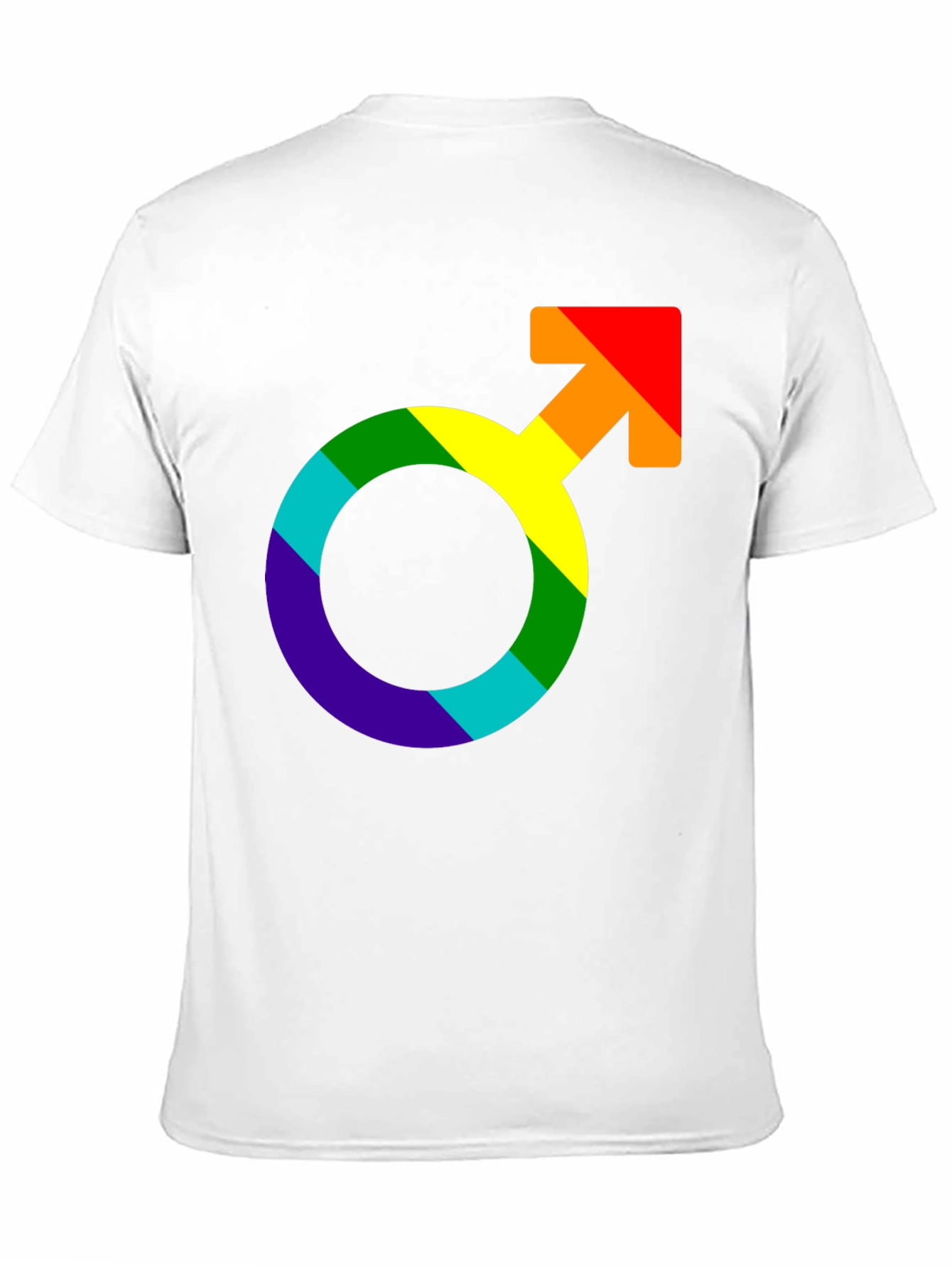 Rainbow Pride Symbol Black T-Shirt