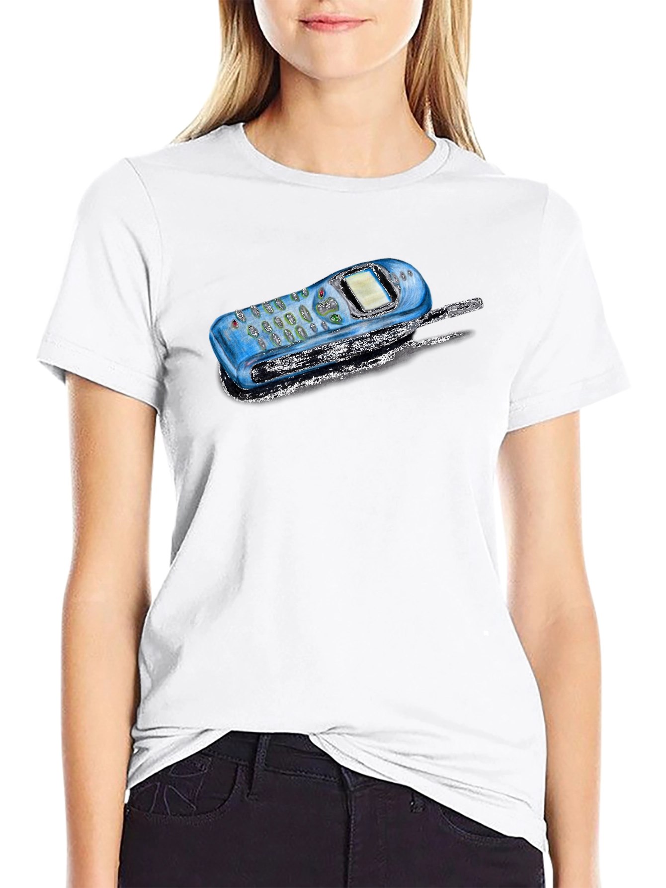 Retro Phone Graphic T-Shirt