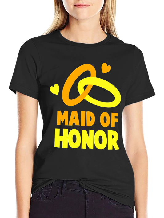 Maid of Honor Wedding T-Shirt