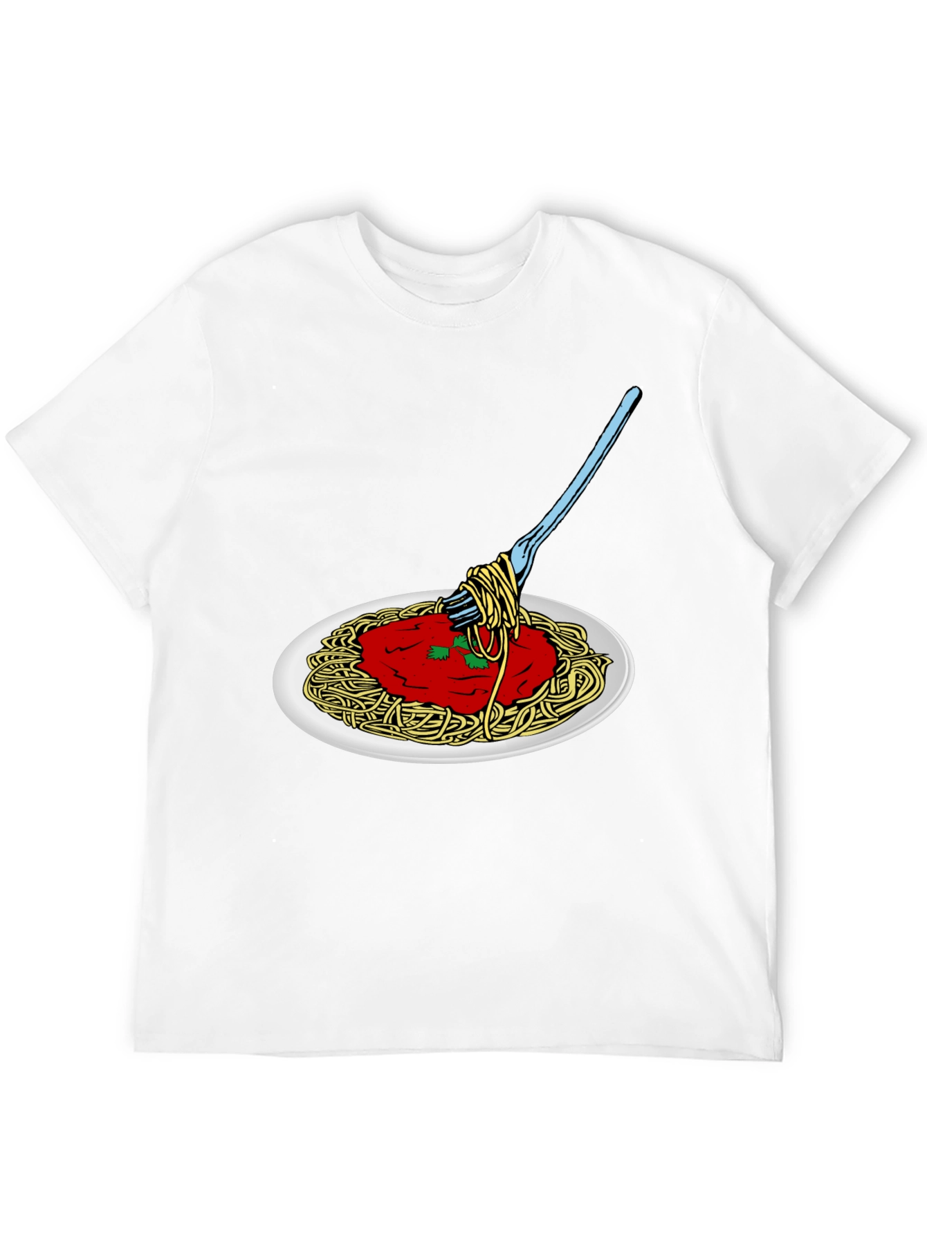 Spaghetti Graphic Tee - Foodie T-Shirt