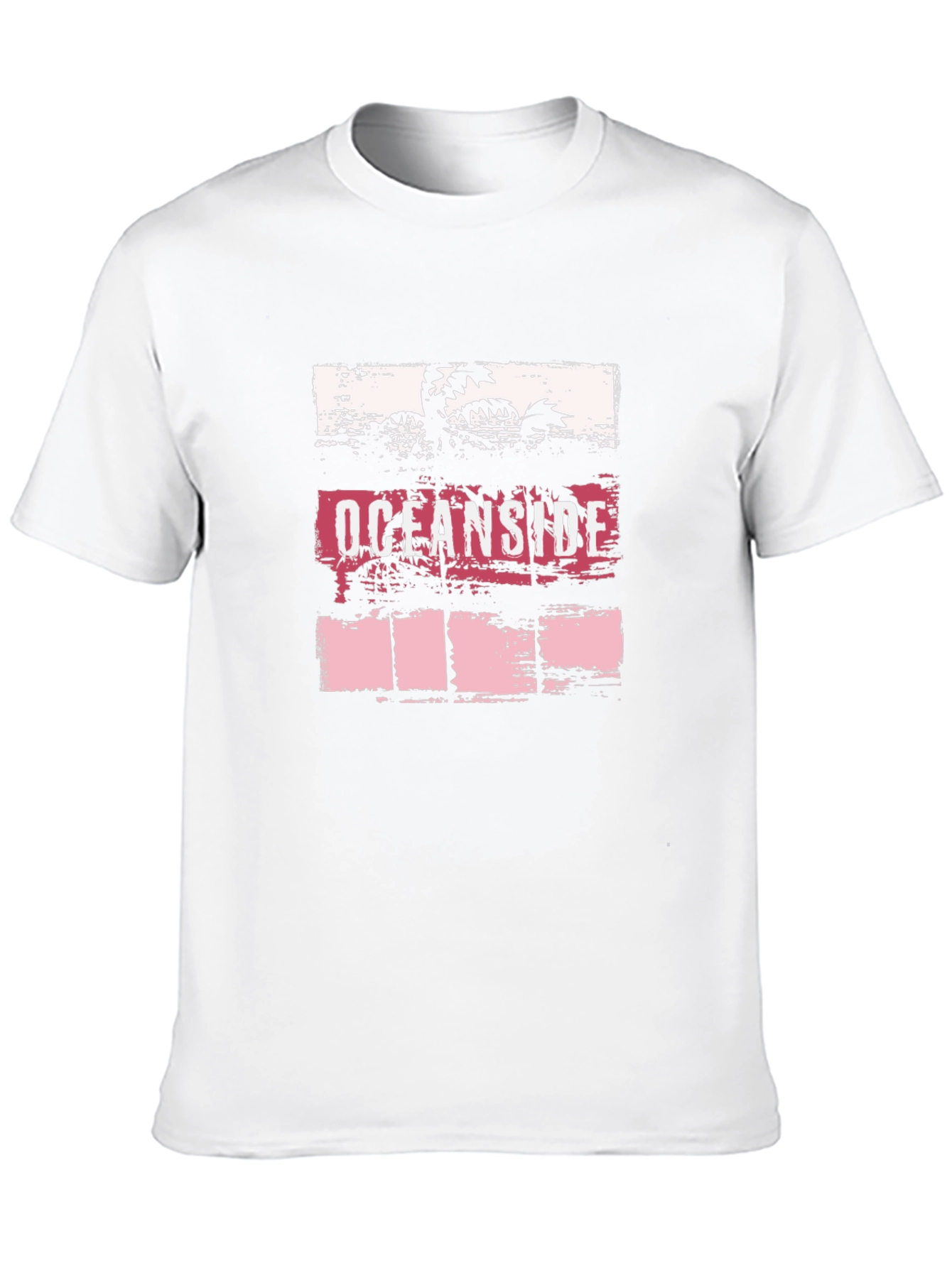 Oceanside Palms Graphic Tee - Classic Beach Style