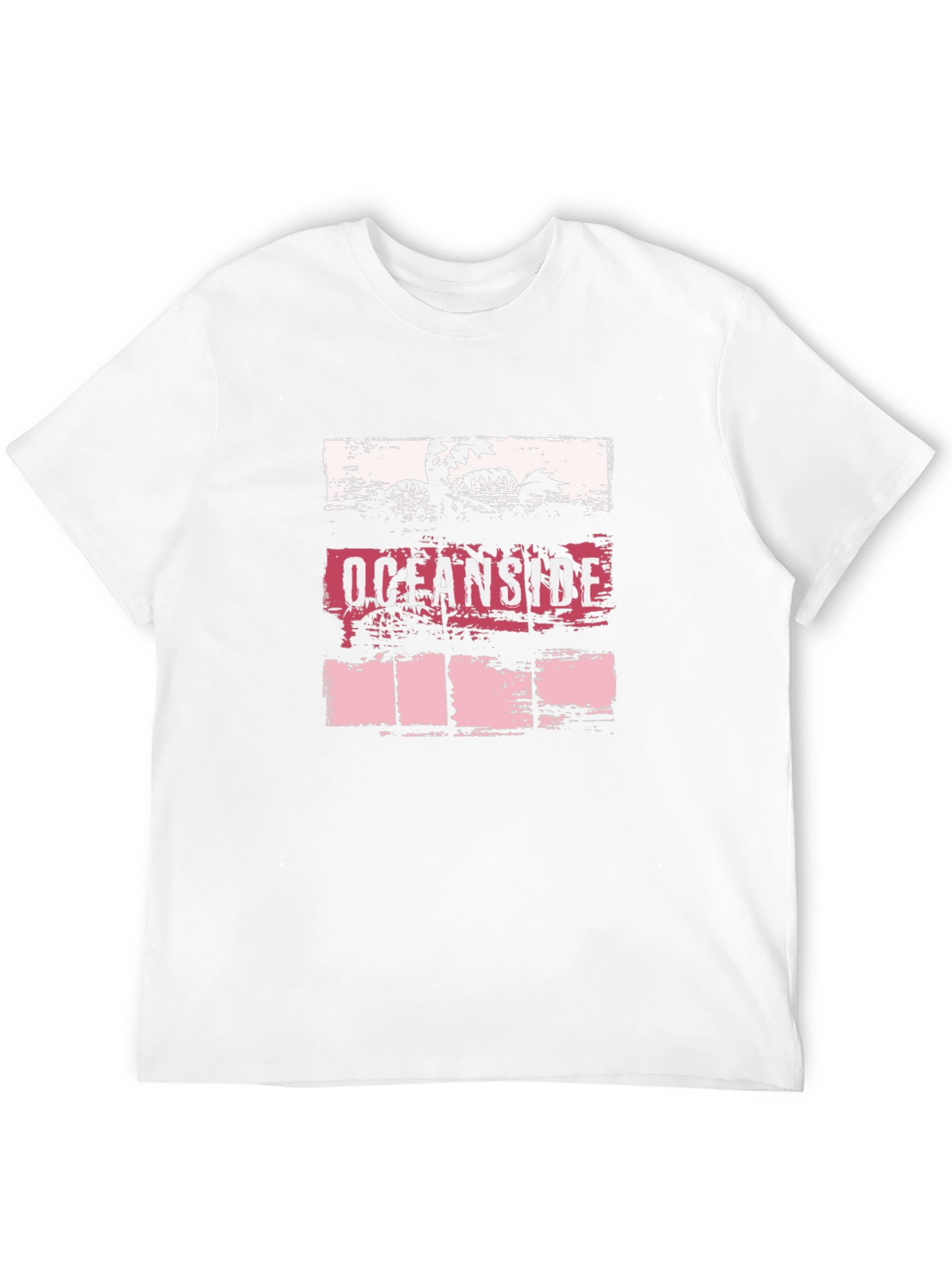 Oceanside Palms Graphic Tee - Classic Beach Style