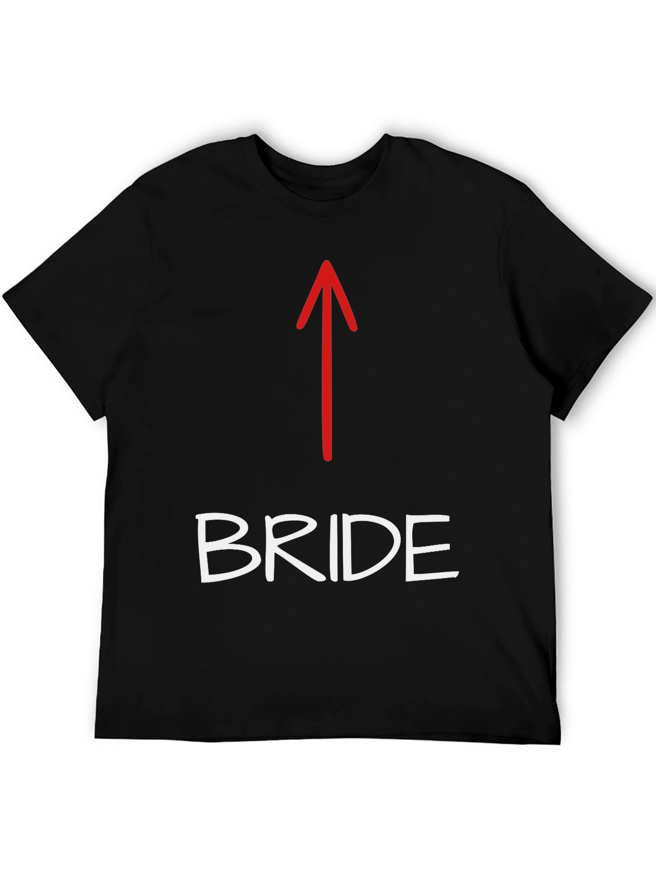 Bride Arrow Novelty T-Shirt - Wedding Party Apparel