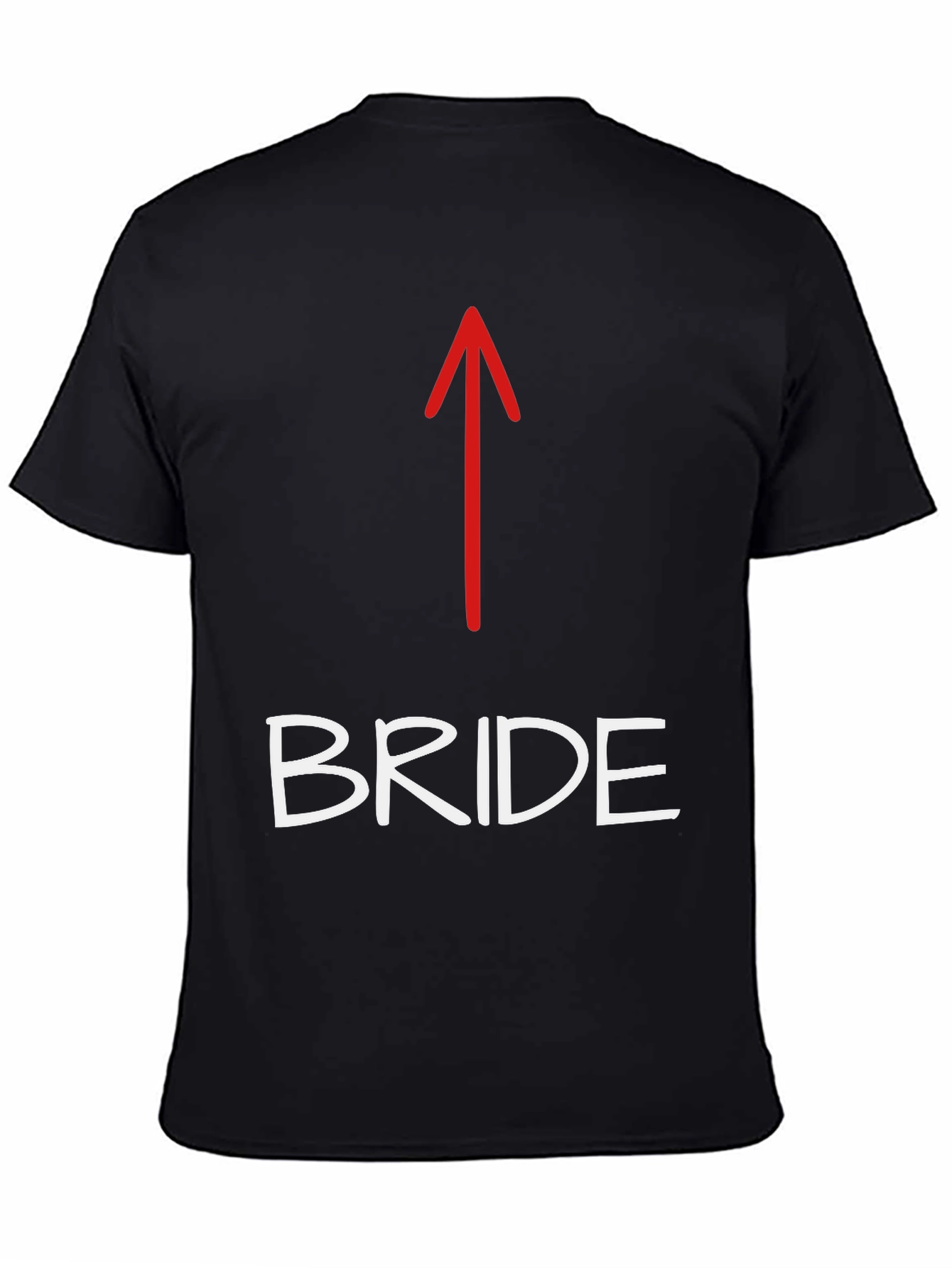 Bride Arrow Novelty T-Shirt - Wedding Party Apparel
