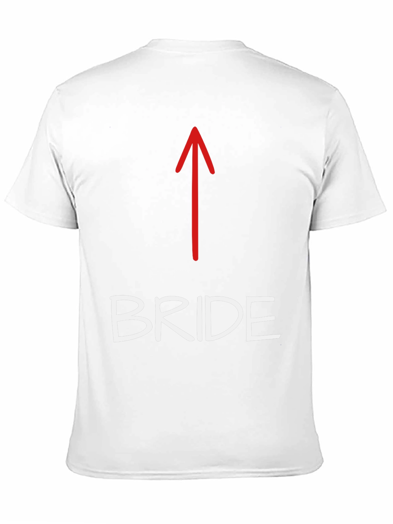 Bride Arrow Novelty T-Shirt - Wedding Party Apparel