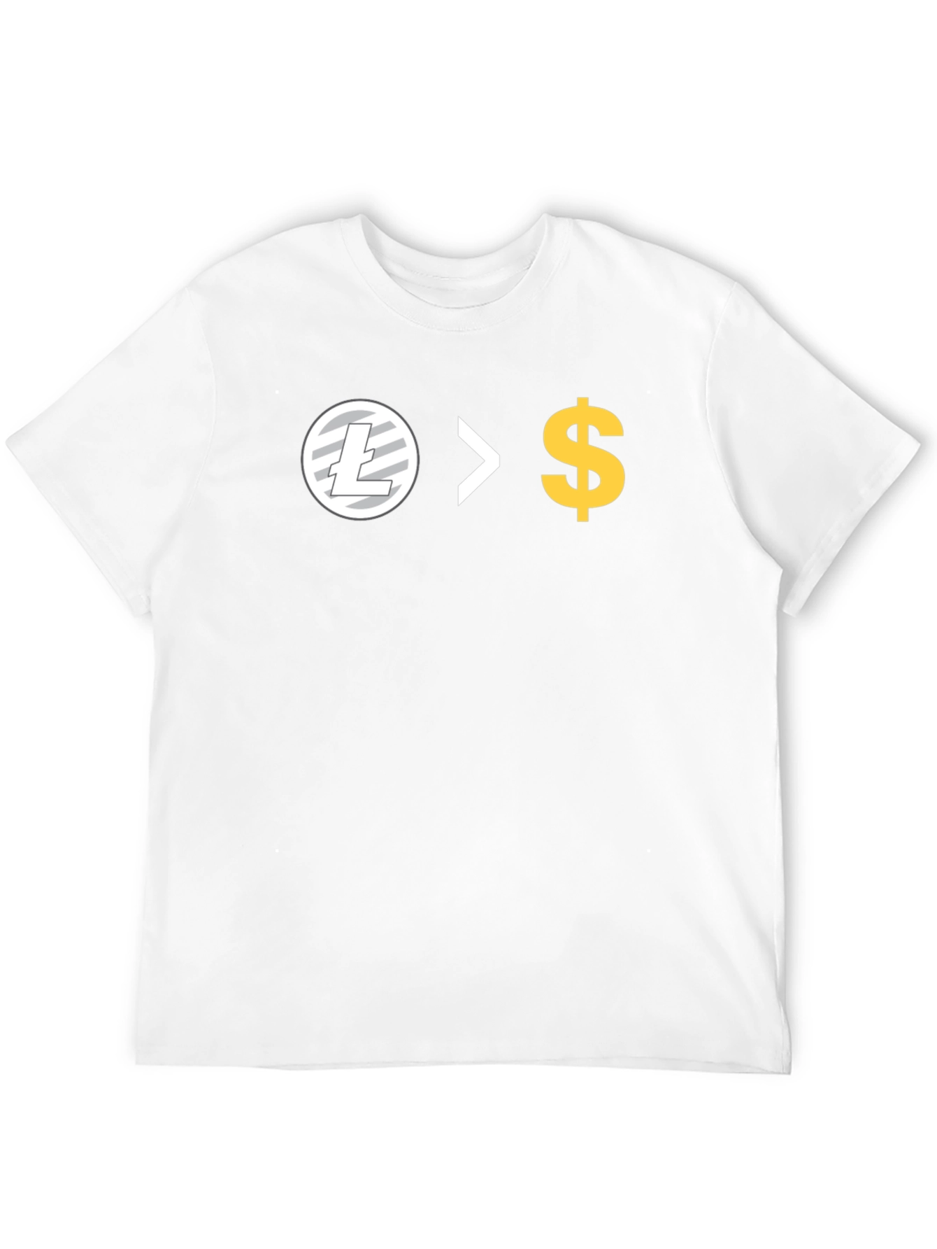 Litecoin > Dollar Black T-Shirt