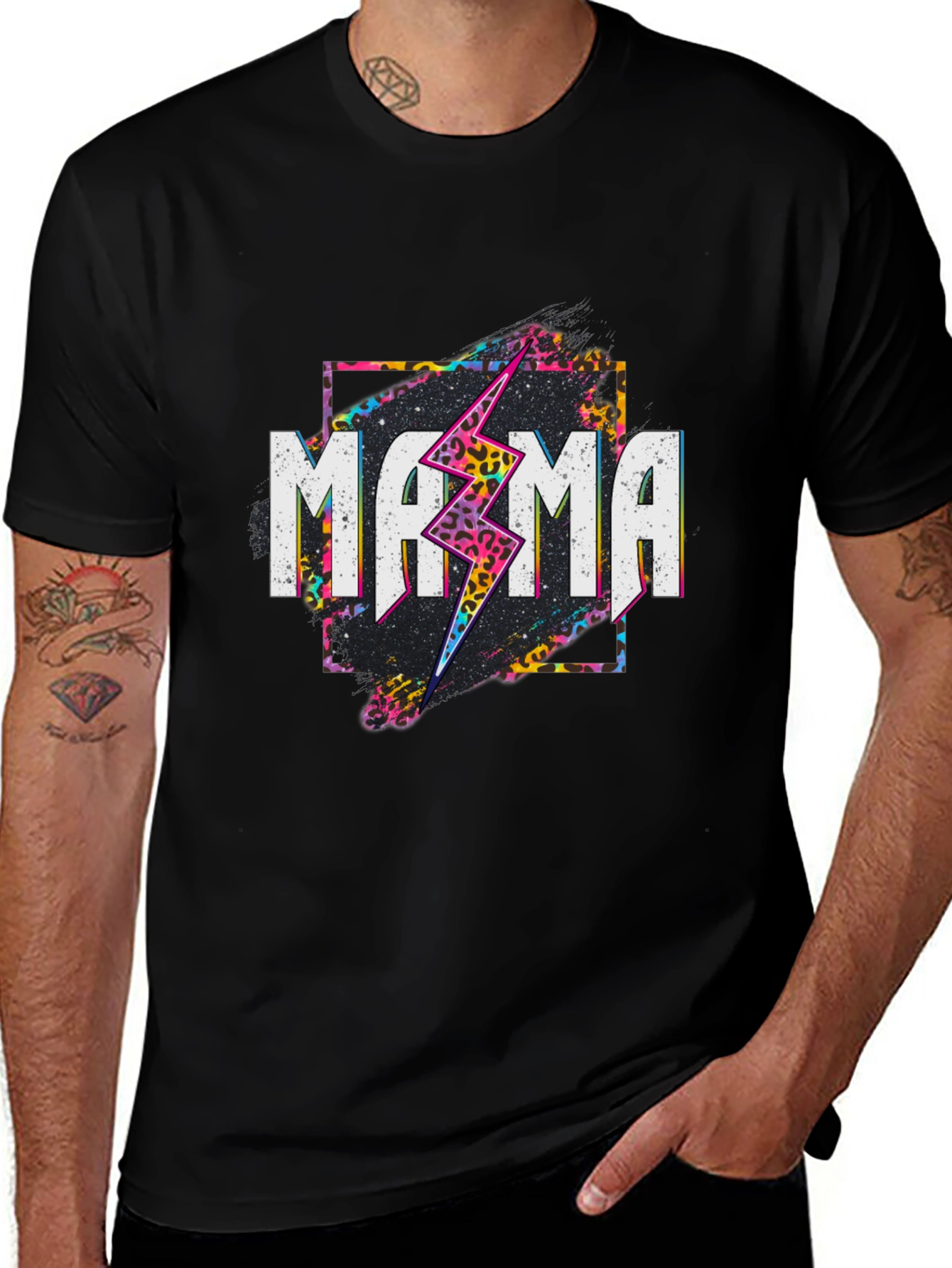 Retro Mama Graphic Tee - Rocker Style