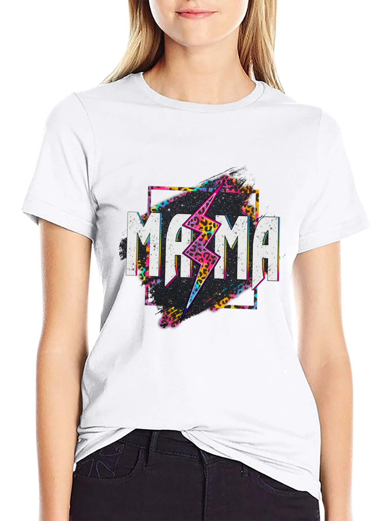 Retro Mama Graphic Tee - Rocker Style