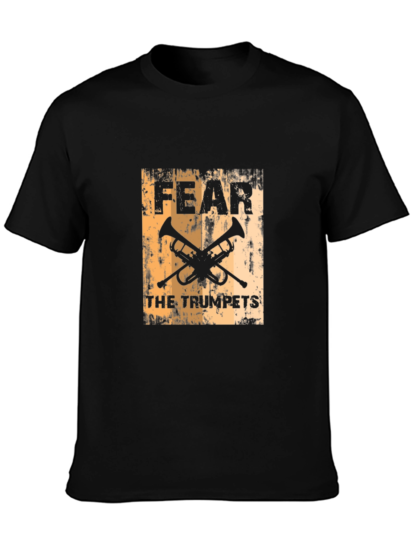 Fear the Trumpets Black Graphic Tee