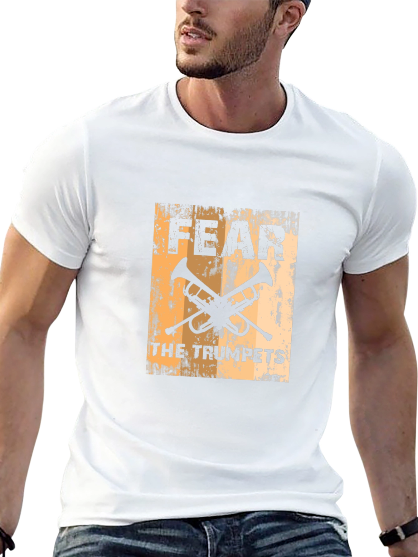 Fear the Trumpets Black Graphic Tee